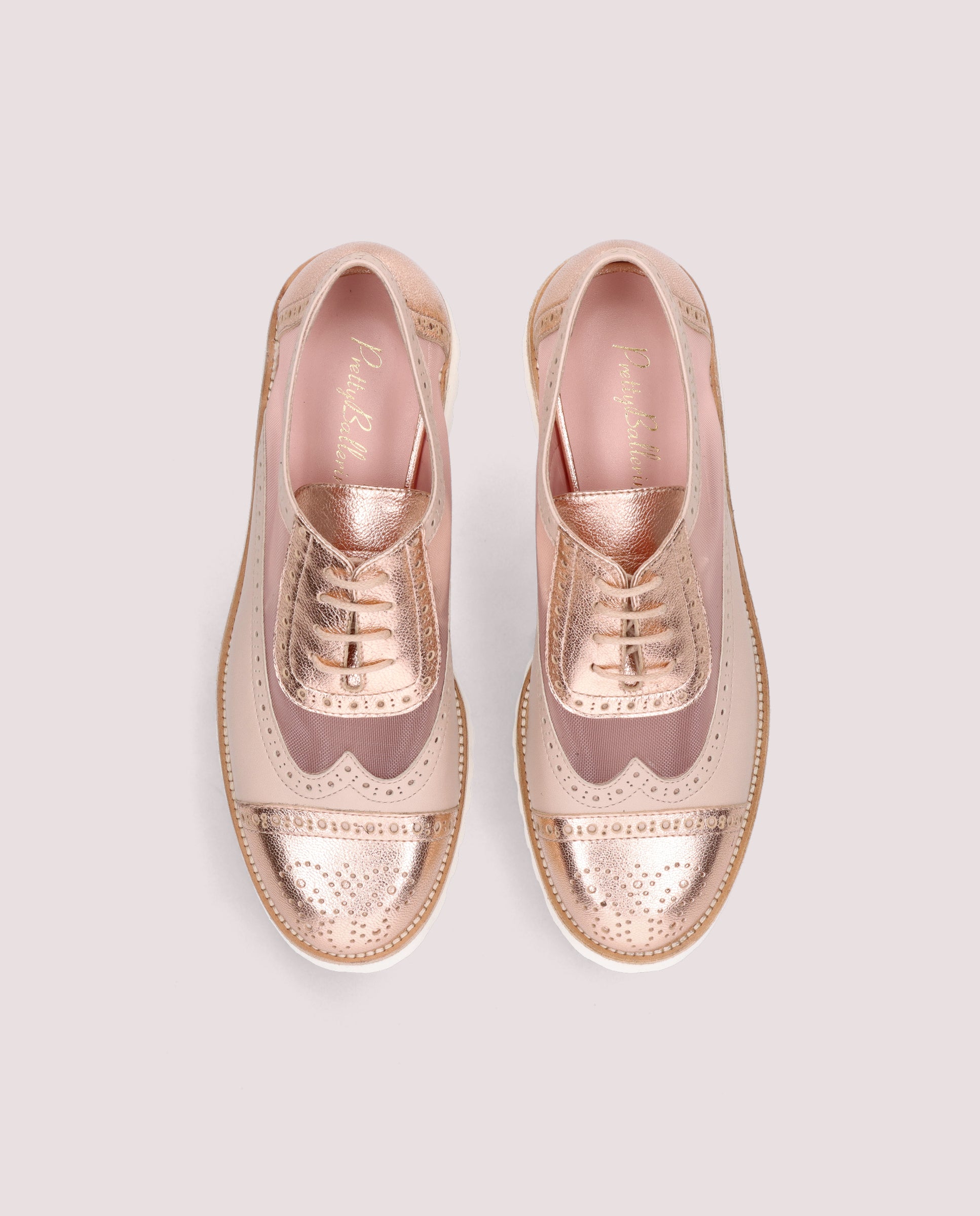 Ashley Lace-Up Shoes Pink Red