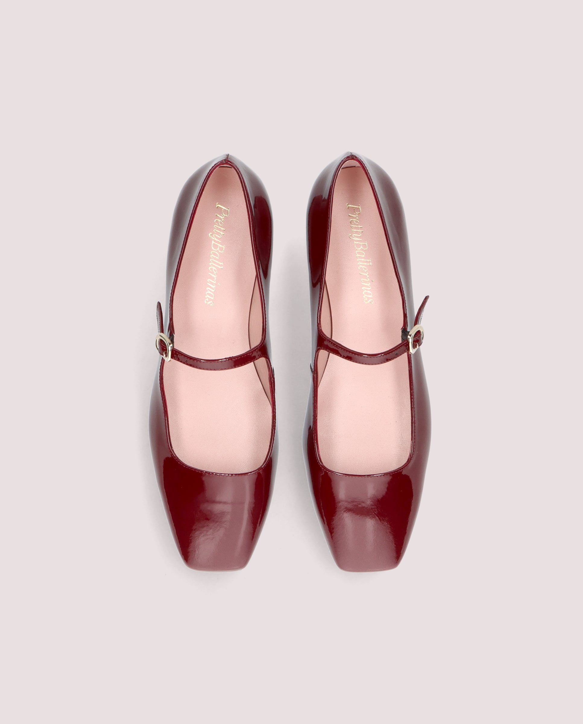 Camille Red Patent Leather Ballerinas