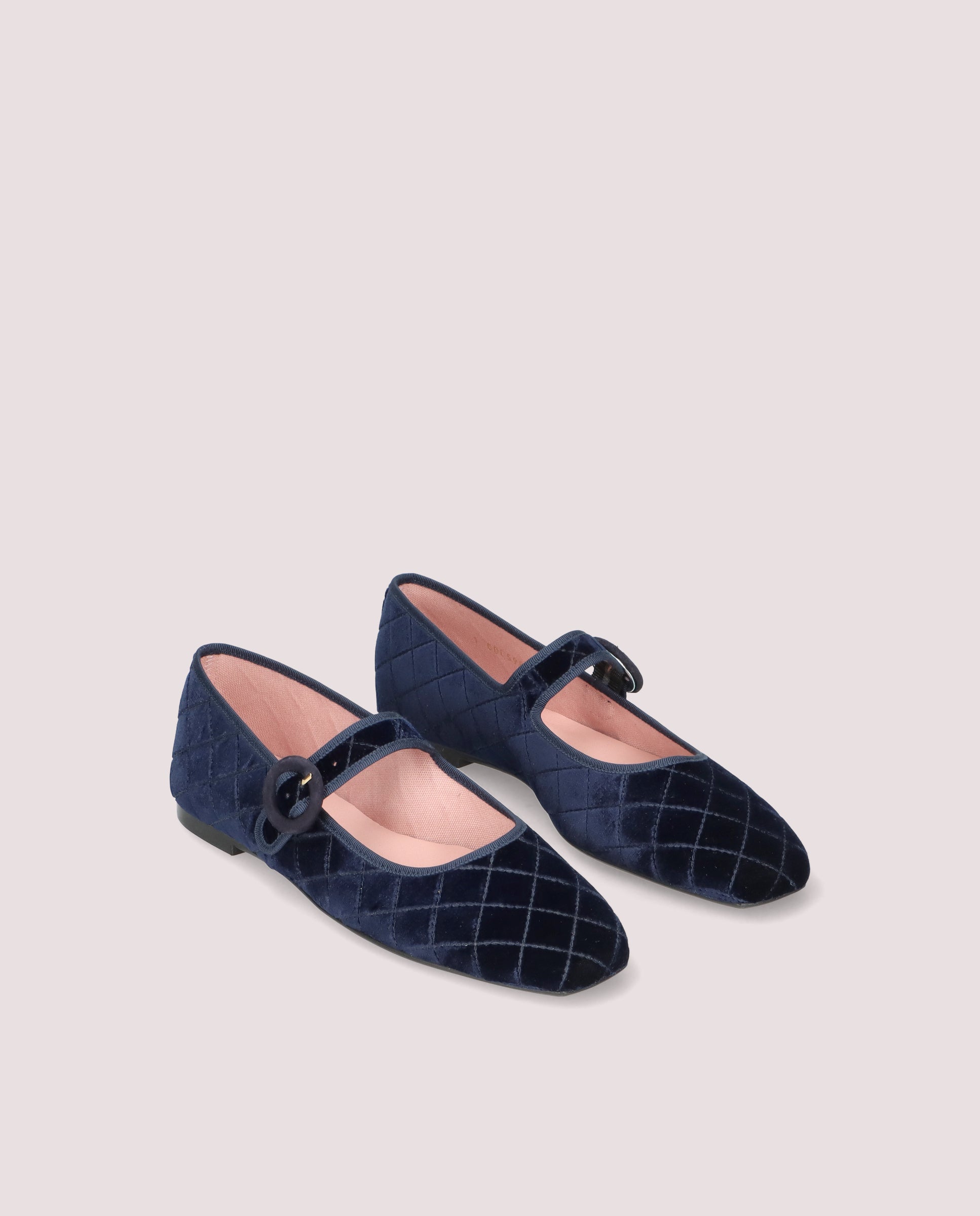Camille Blue Knitted Ballet Flats