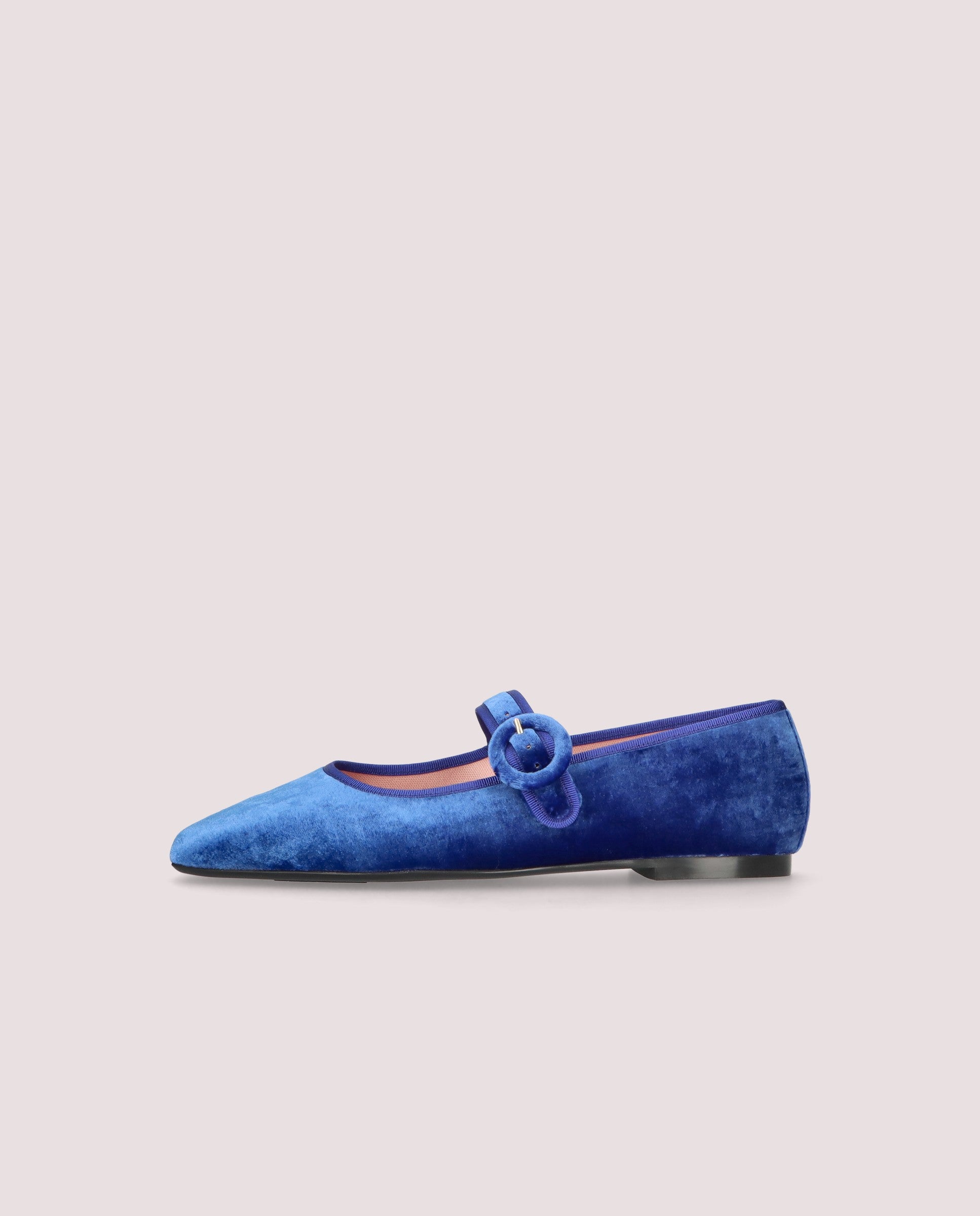 Camille Blue Knitted Ballet Flats