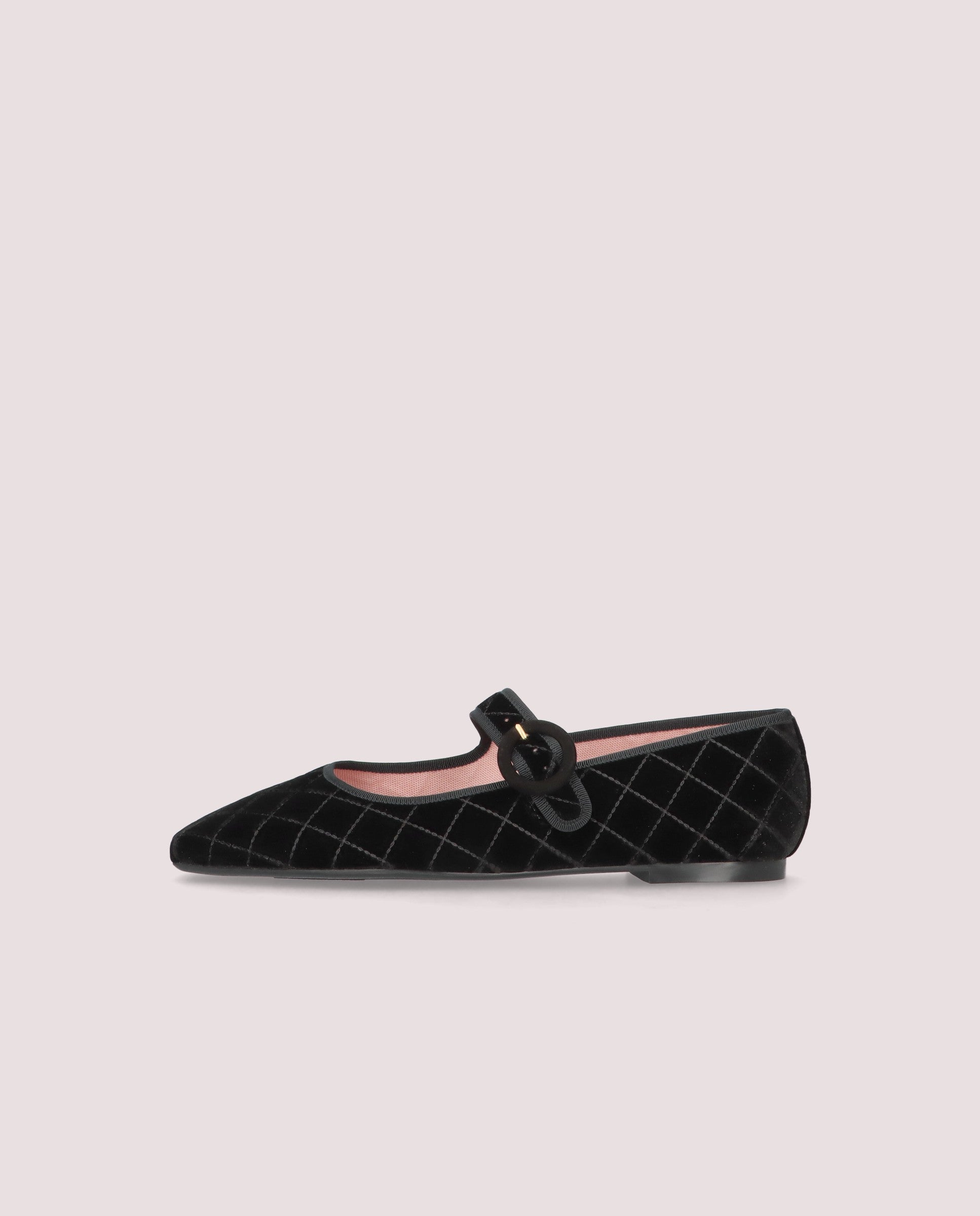 Camille Black Knitted Ballet Flats