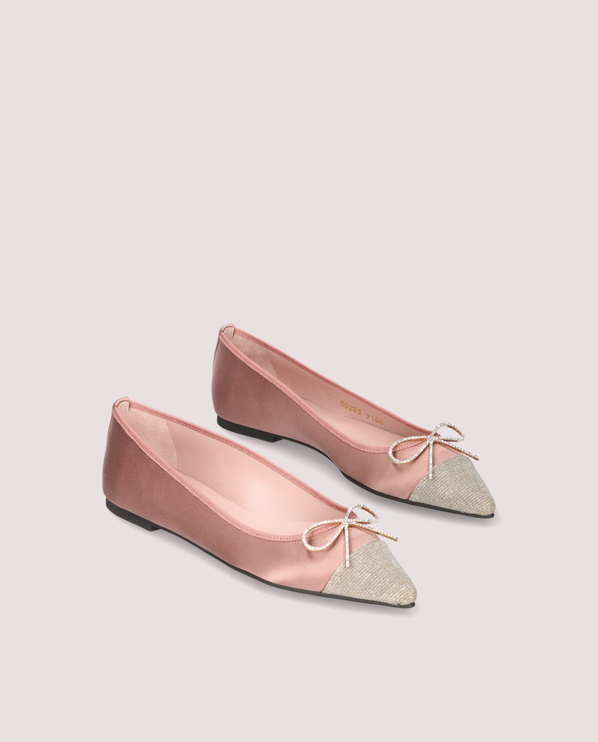 Ella Pink Knitted Ballerinas