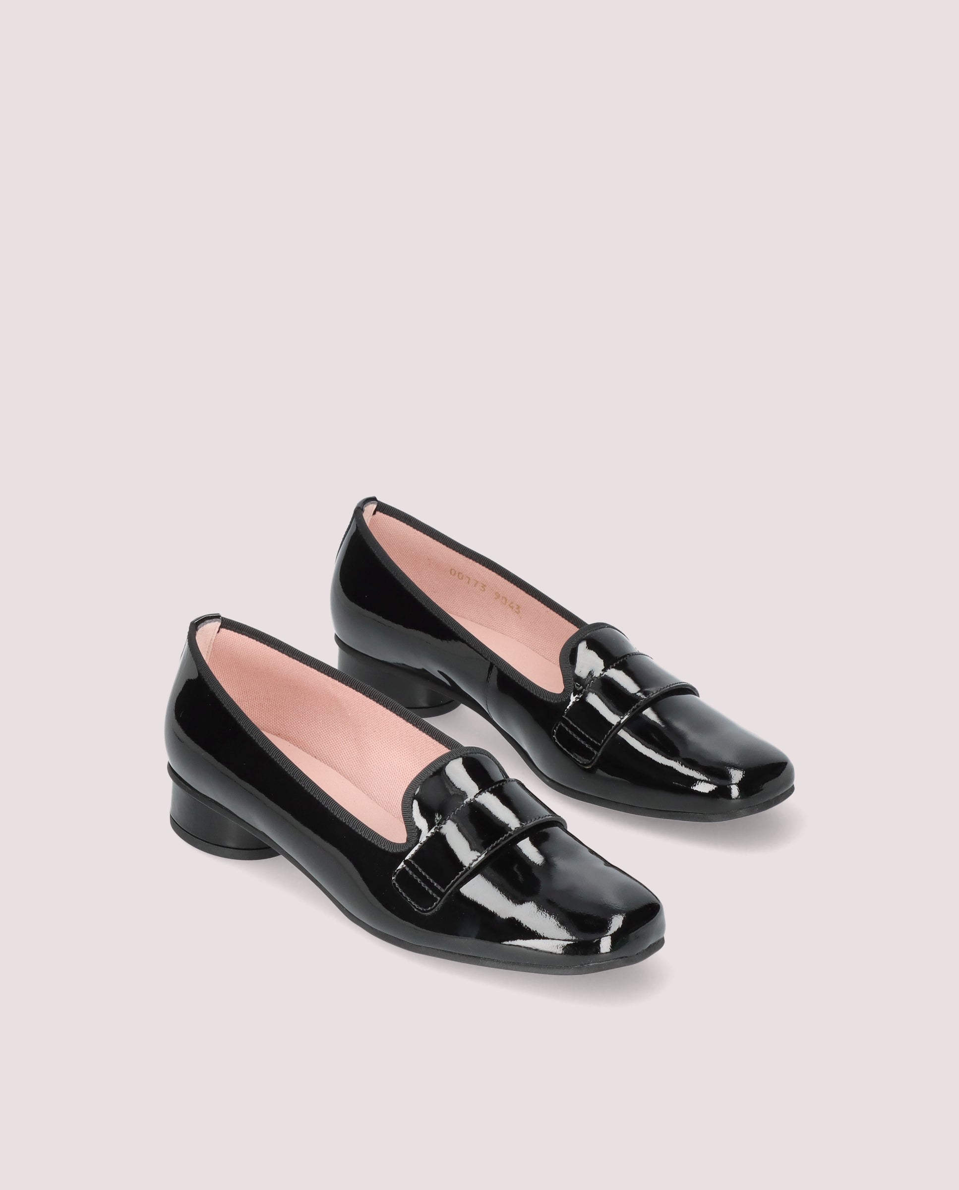 Odette Black Patent Leather Salon