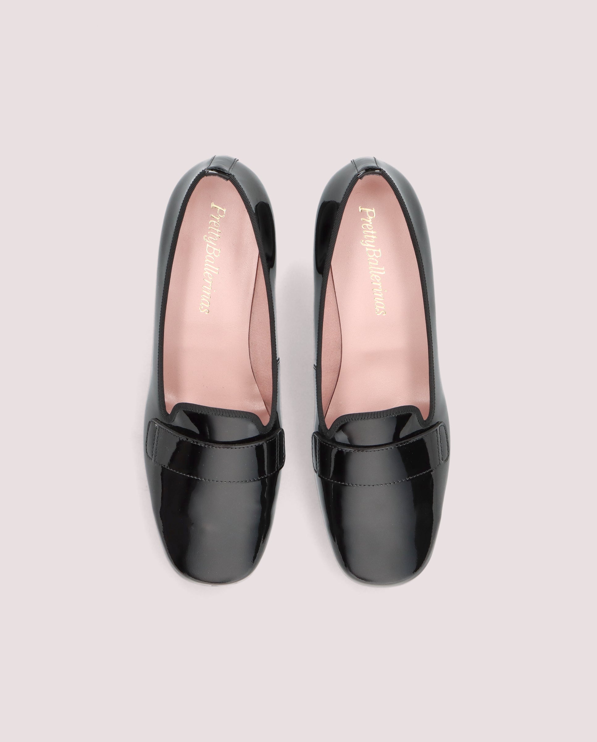 Odette Black Patent Leather Salon