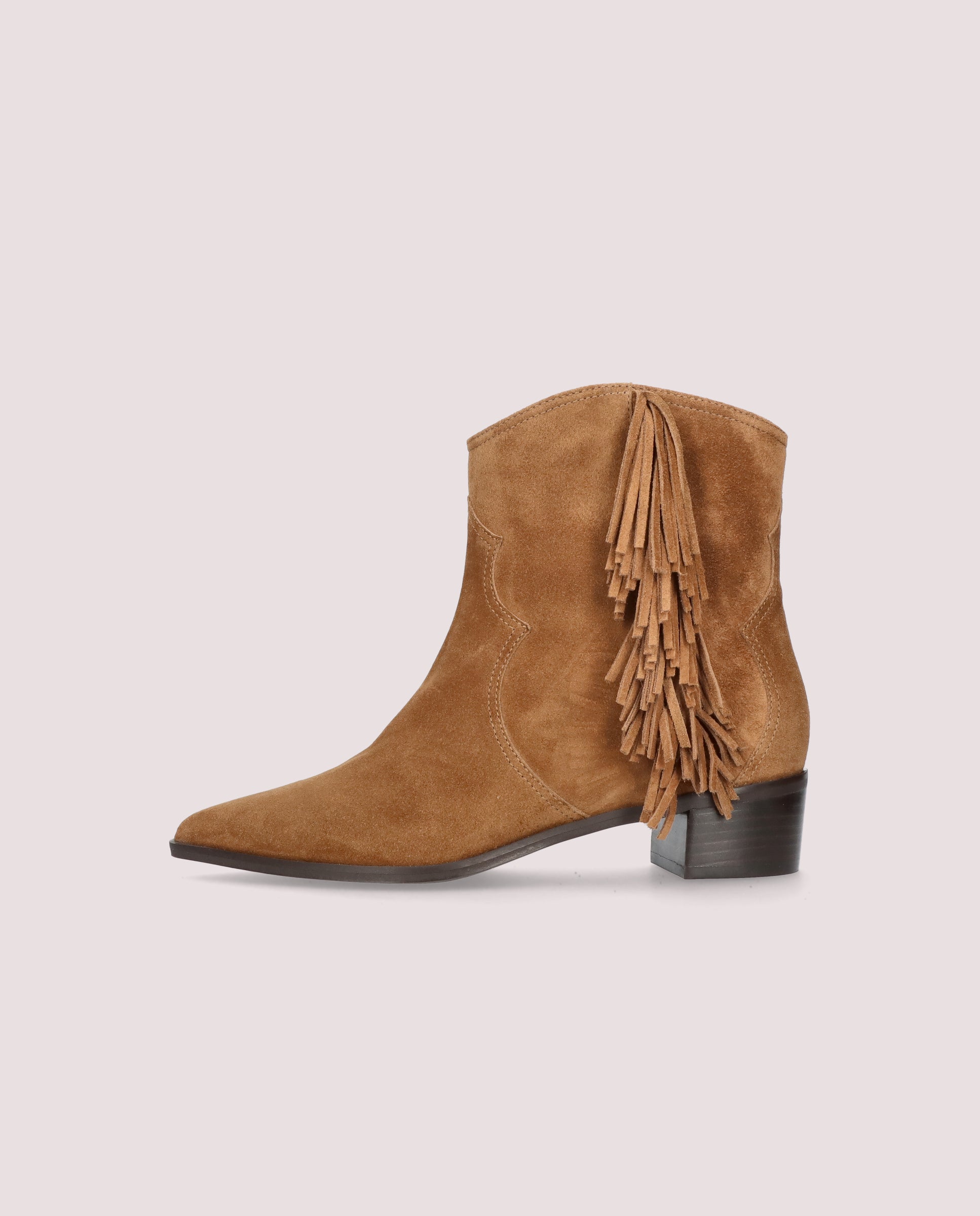 Kendall Brown Suede Ankle Boots