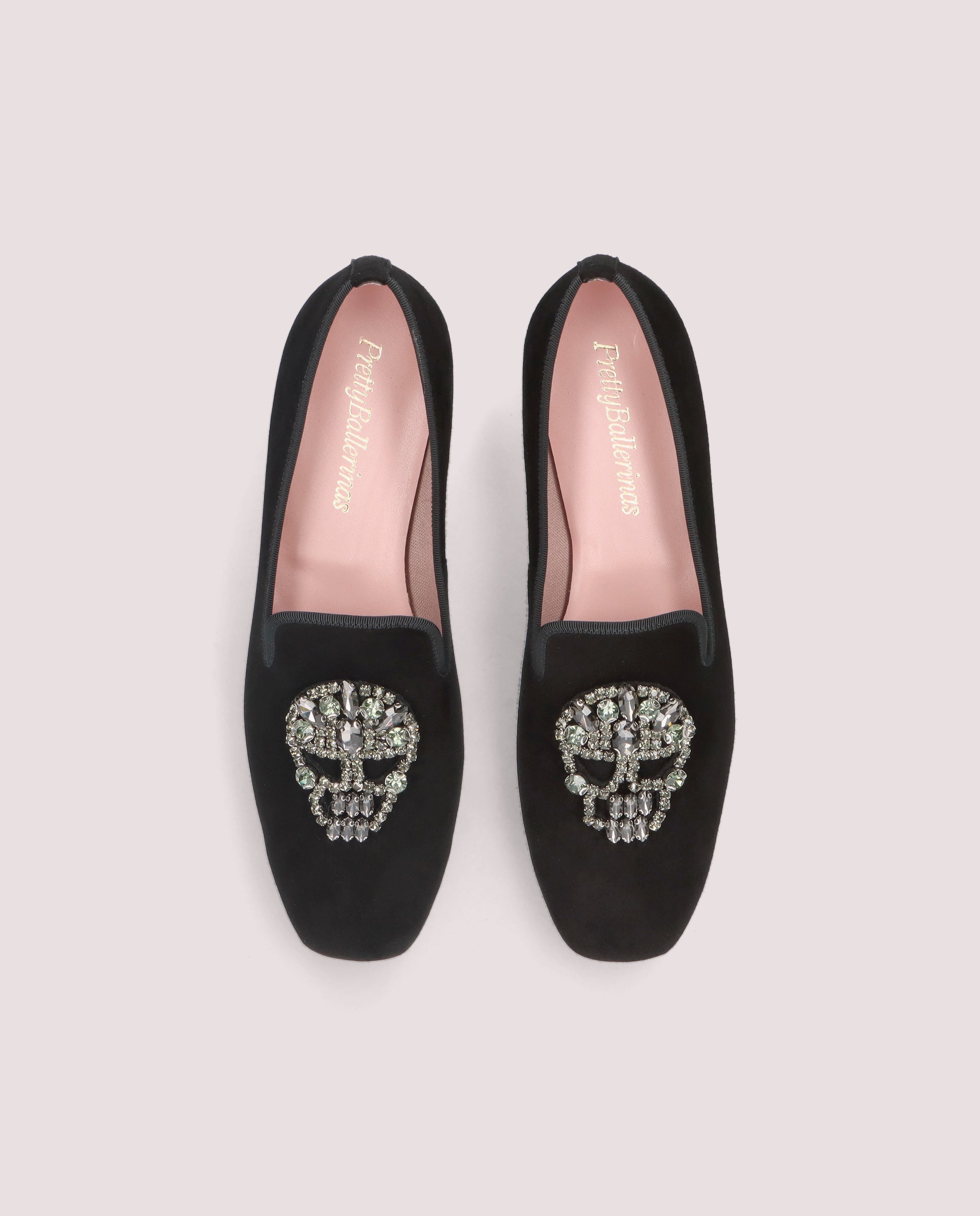 Carla Black Suede Loafers