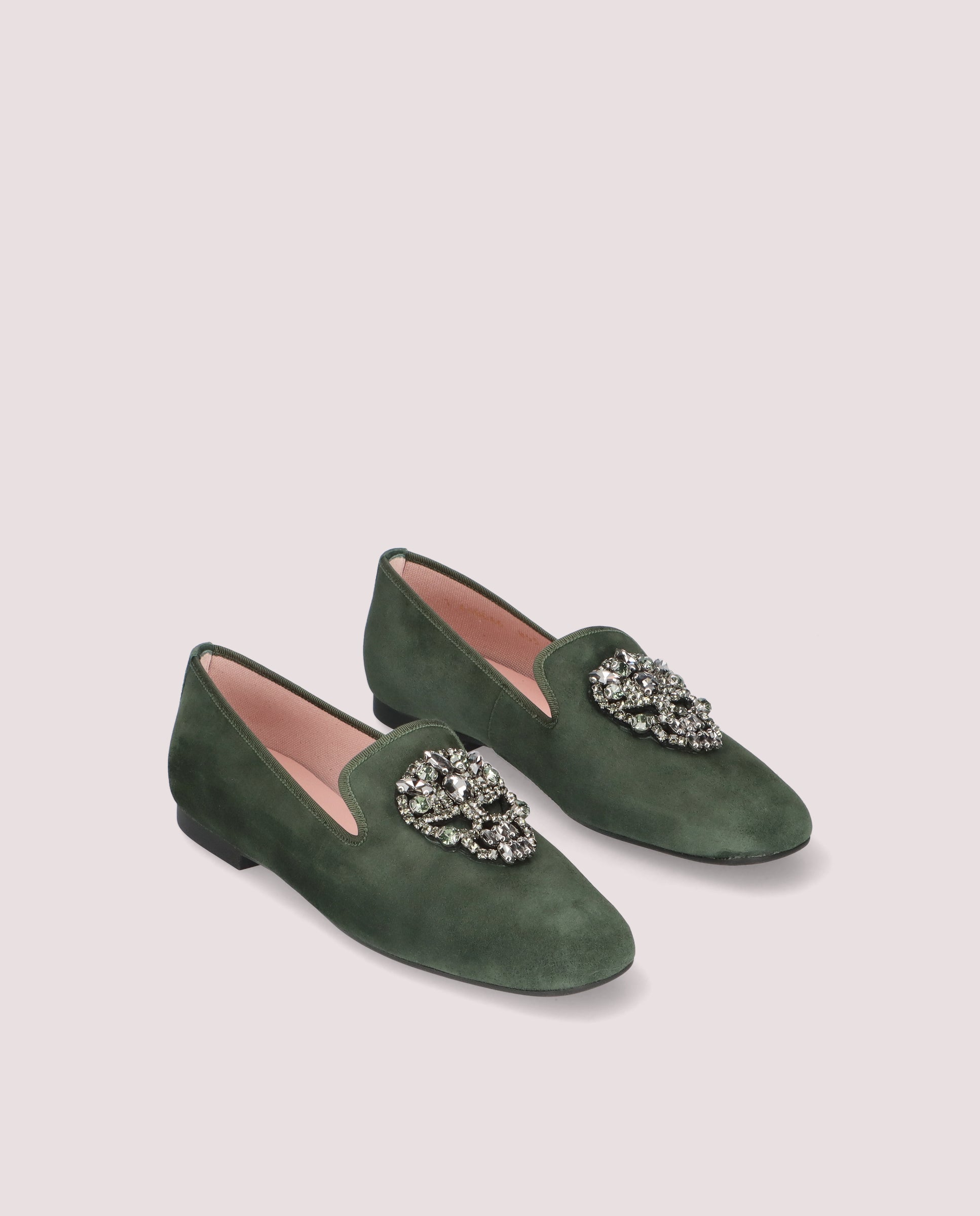 Carla Verdes Suede Loafers