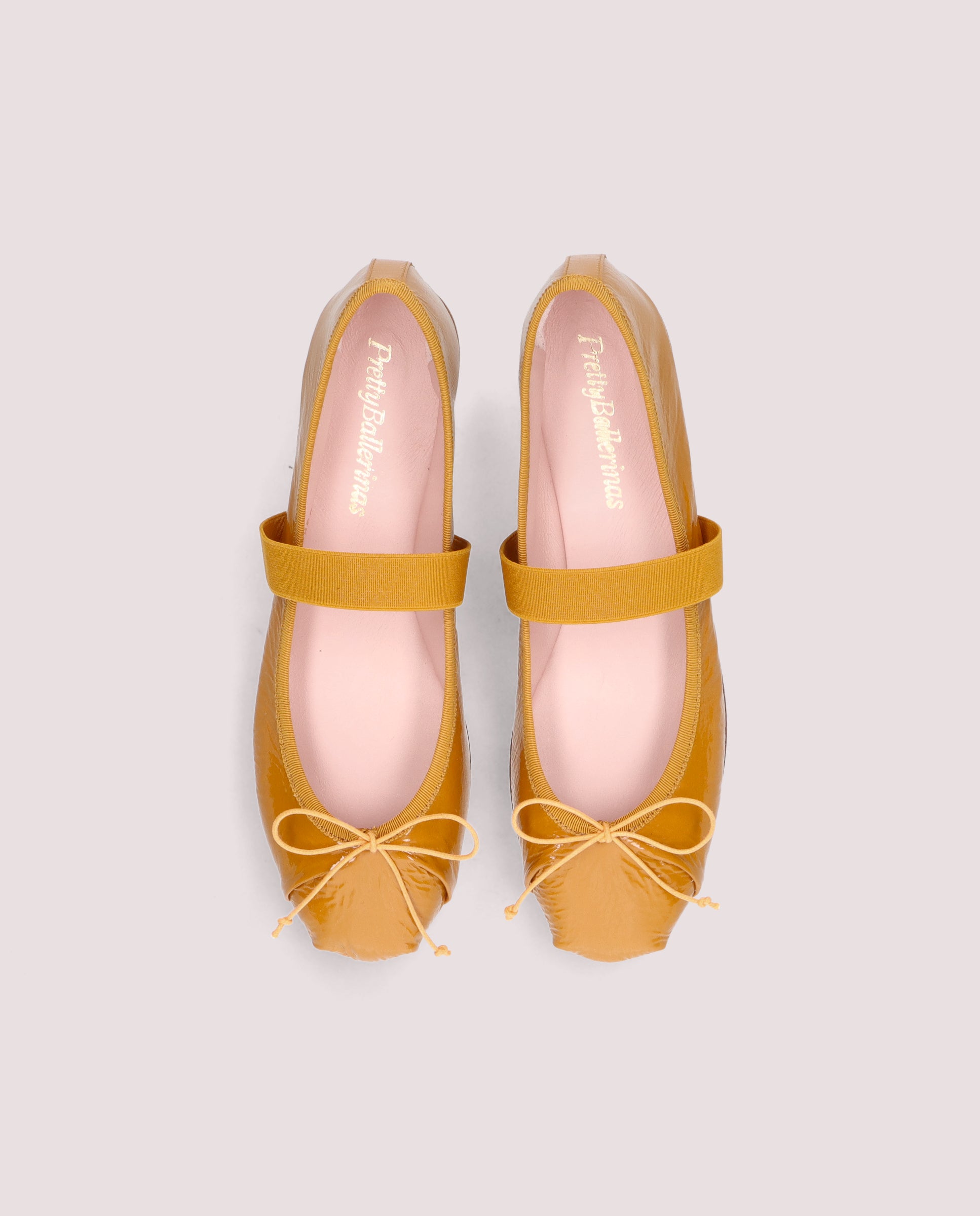 Nicole Yellow Skin Ballerinas