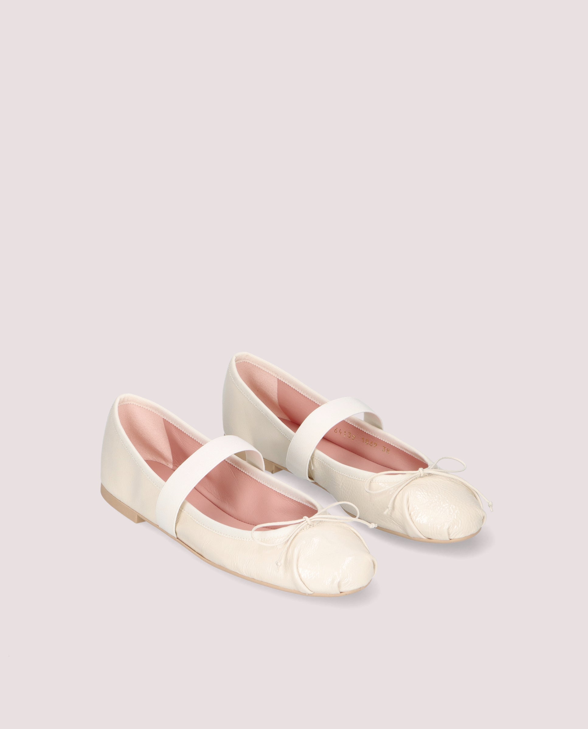 Nicole Blancos Patent Leather Ballet Flats