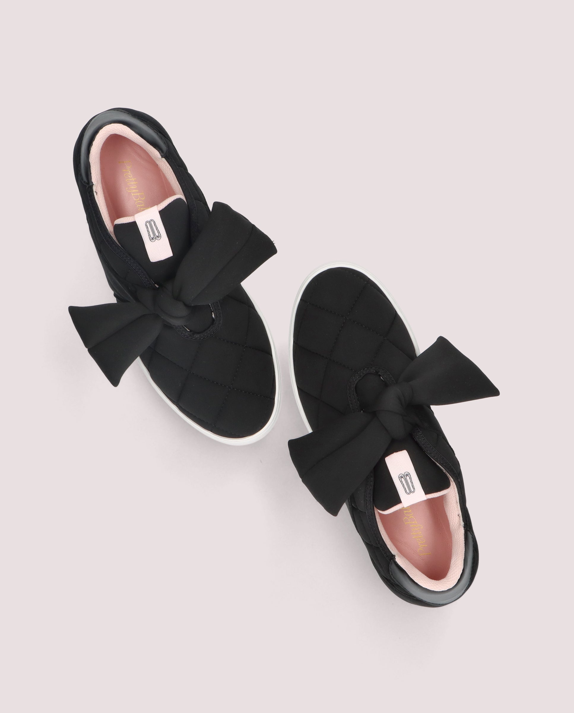 Cordelia Black Woven Sneakers