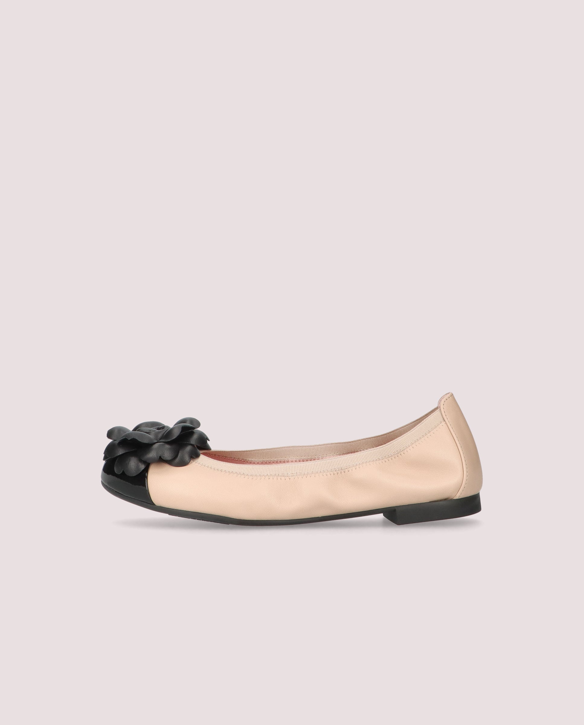 Shirley Beige Leather Ballerinas