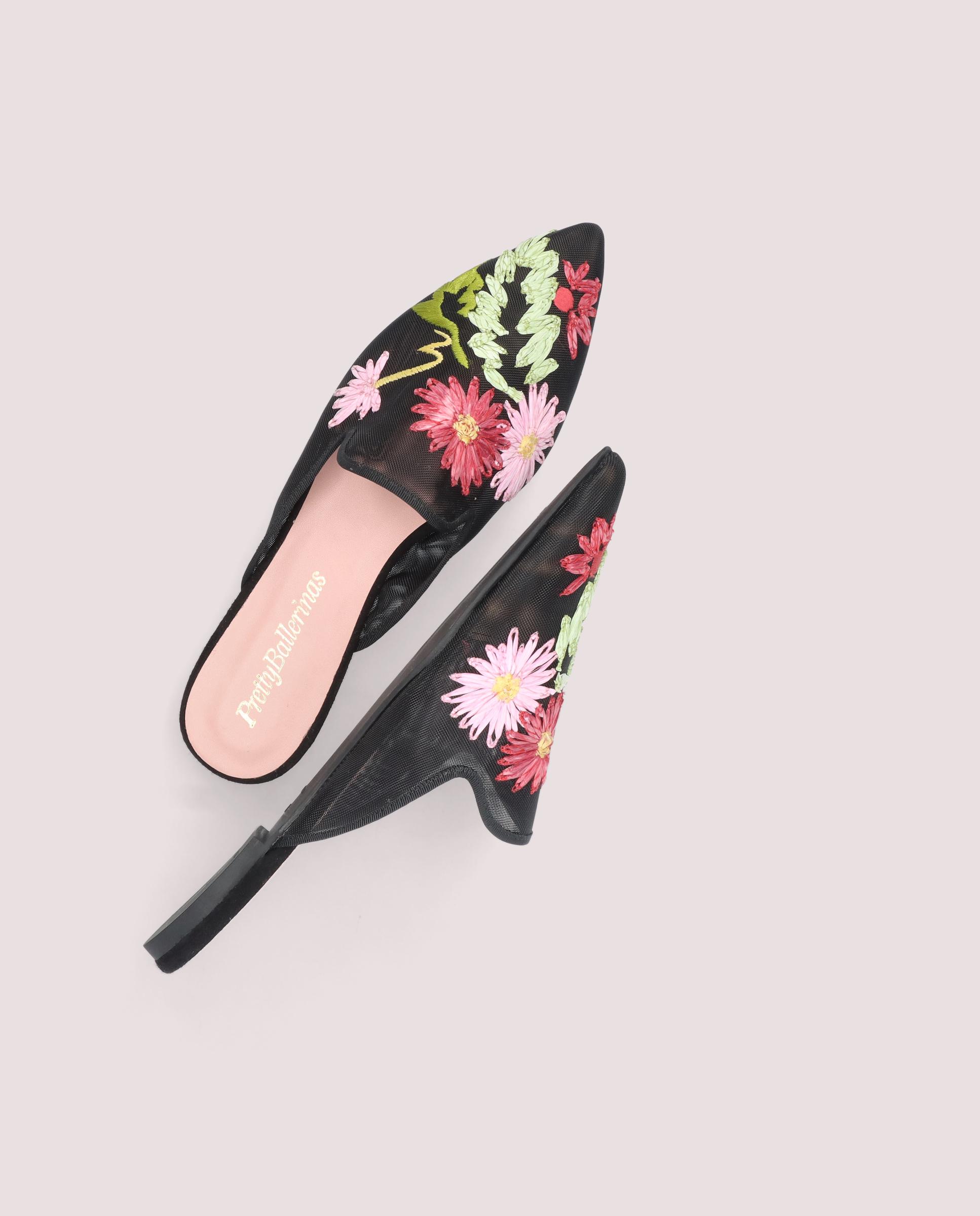 Mules Ella Negros Red