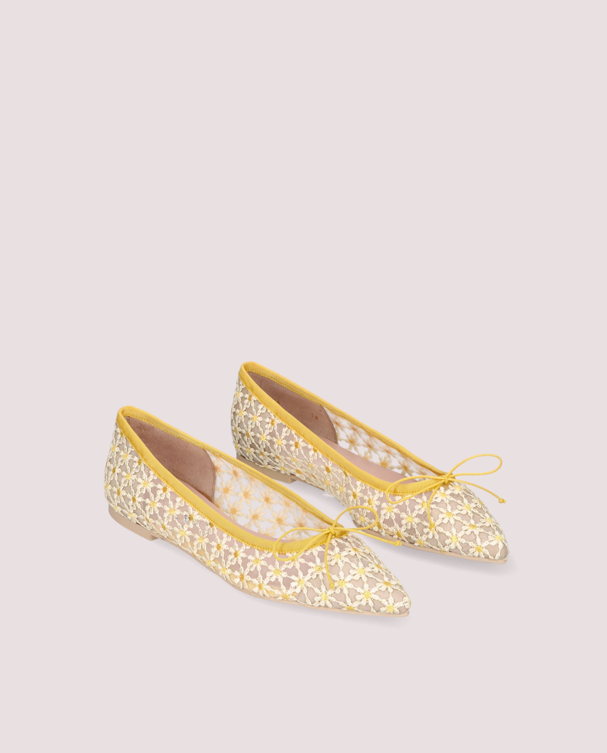 Ella Yellow Ballerinas