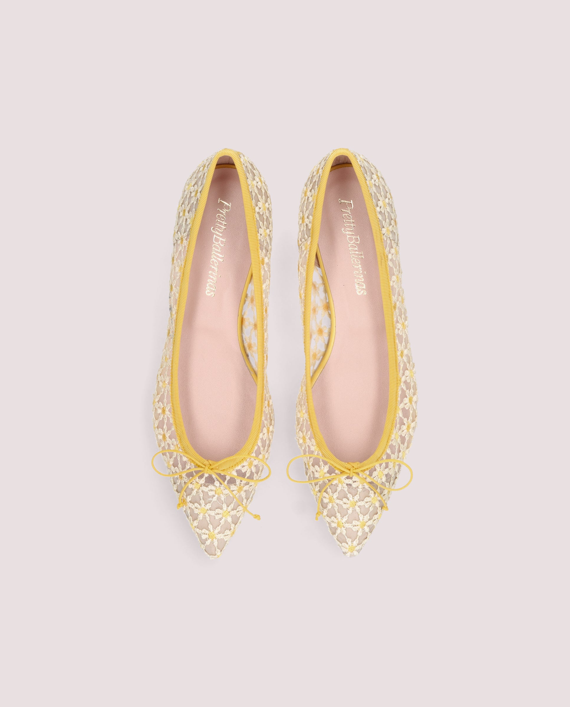 Ella Yellow Ballerinas