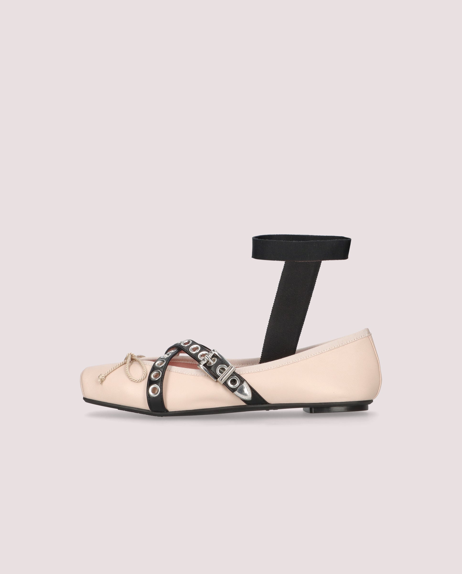 Kristen Rosas Leather Ballerinas