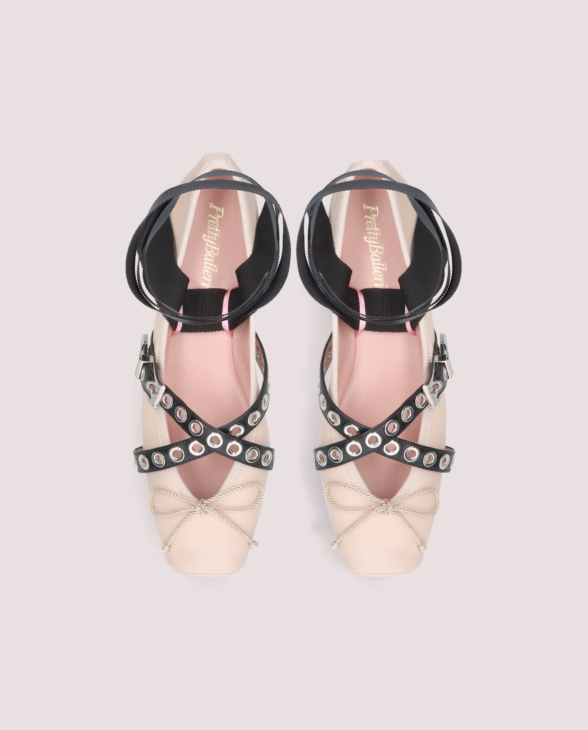 Kristen Rosas Leather Ballerinas