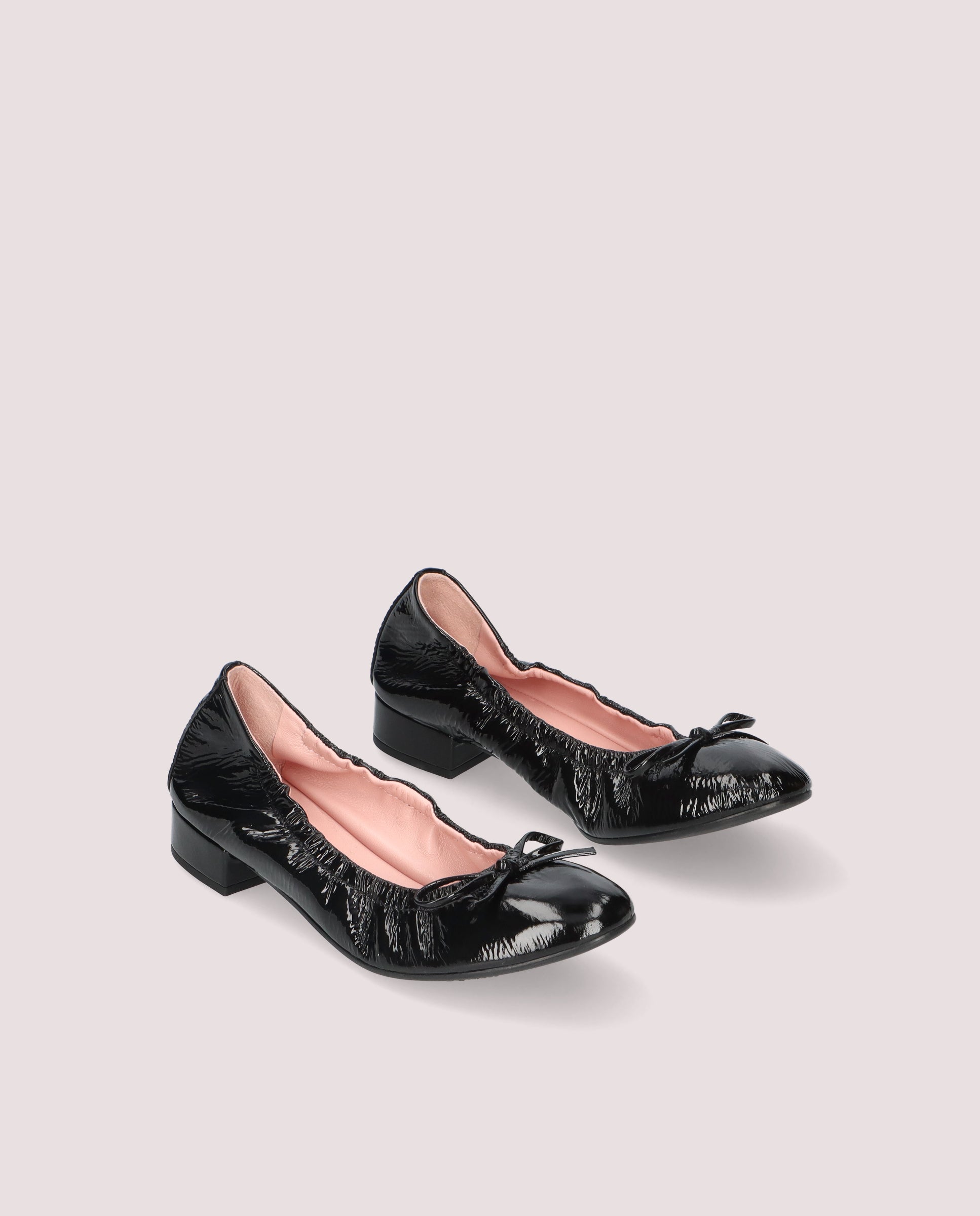 Gretschen Black Patent Leather Salon