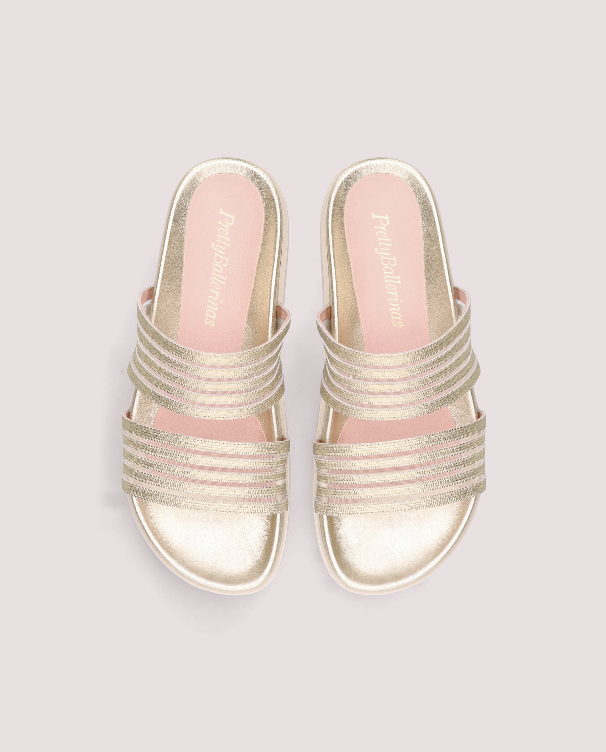 Singer Gold Woven Sandals