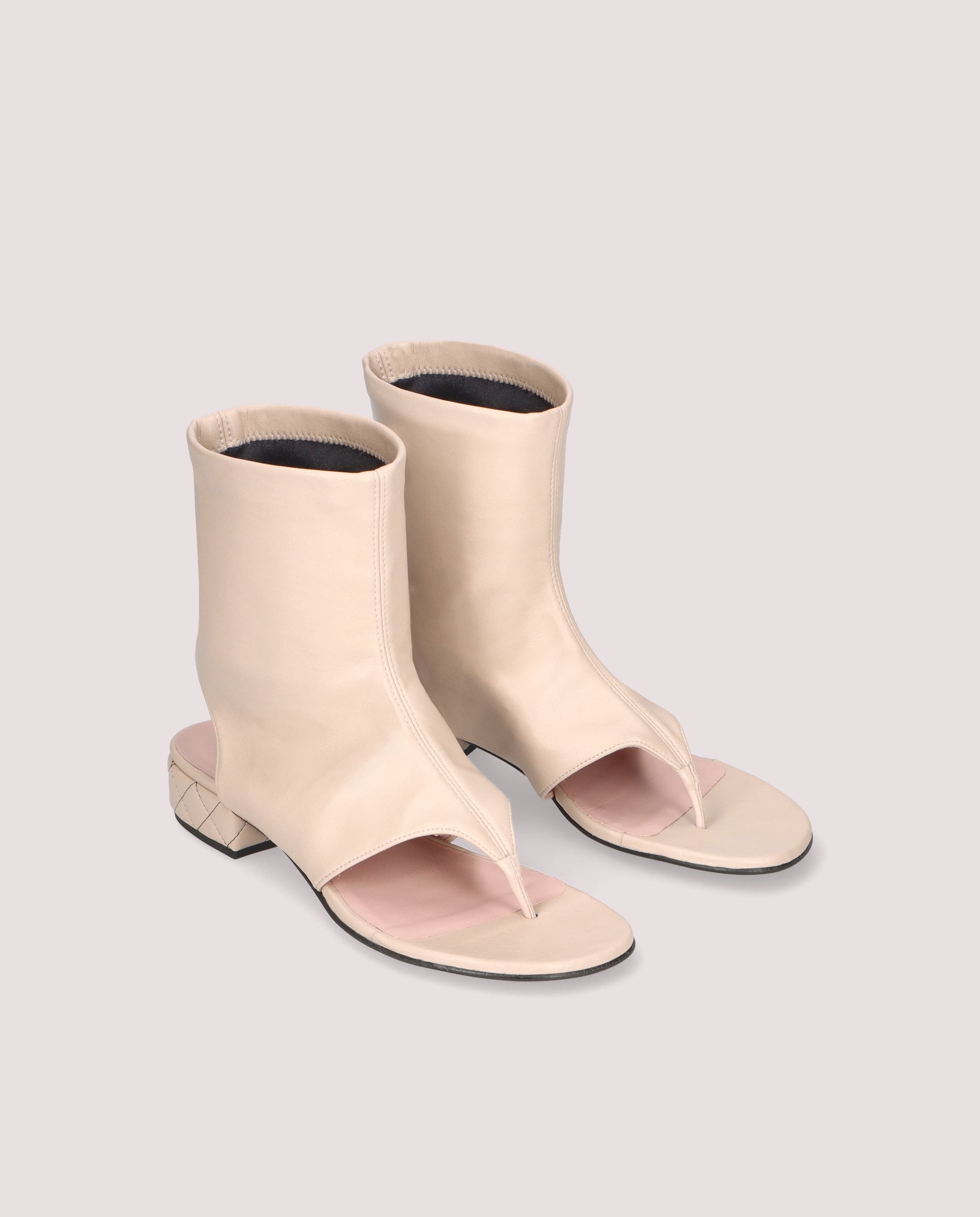 Lulu Beige Woven Sandals