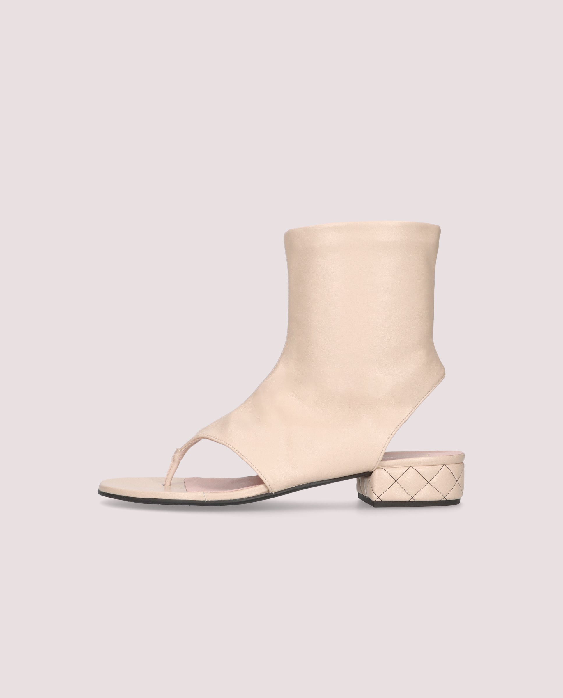 Lulu Beige Woven Sandals