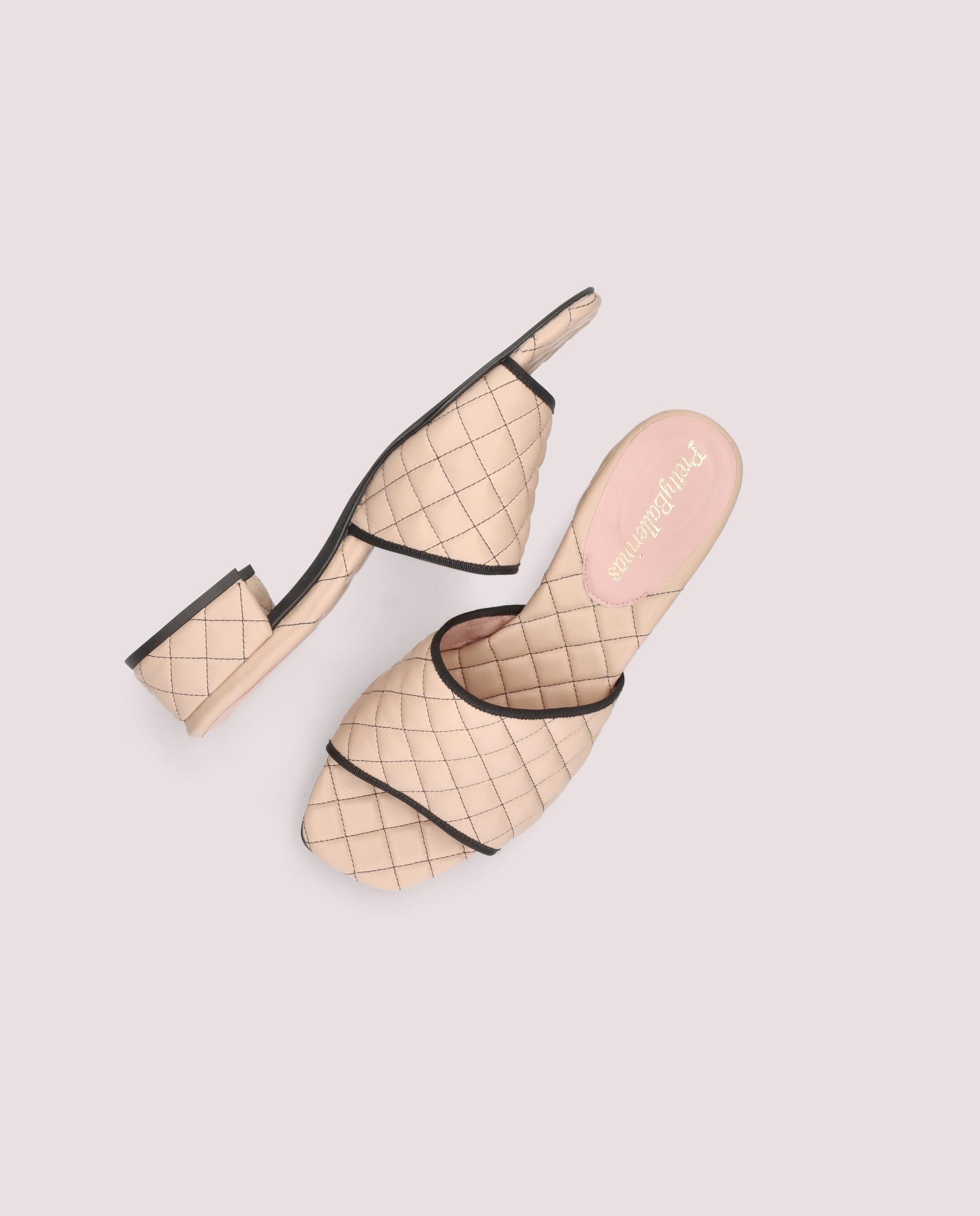 Cannes Beige Leather Sandals