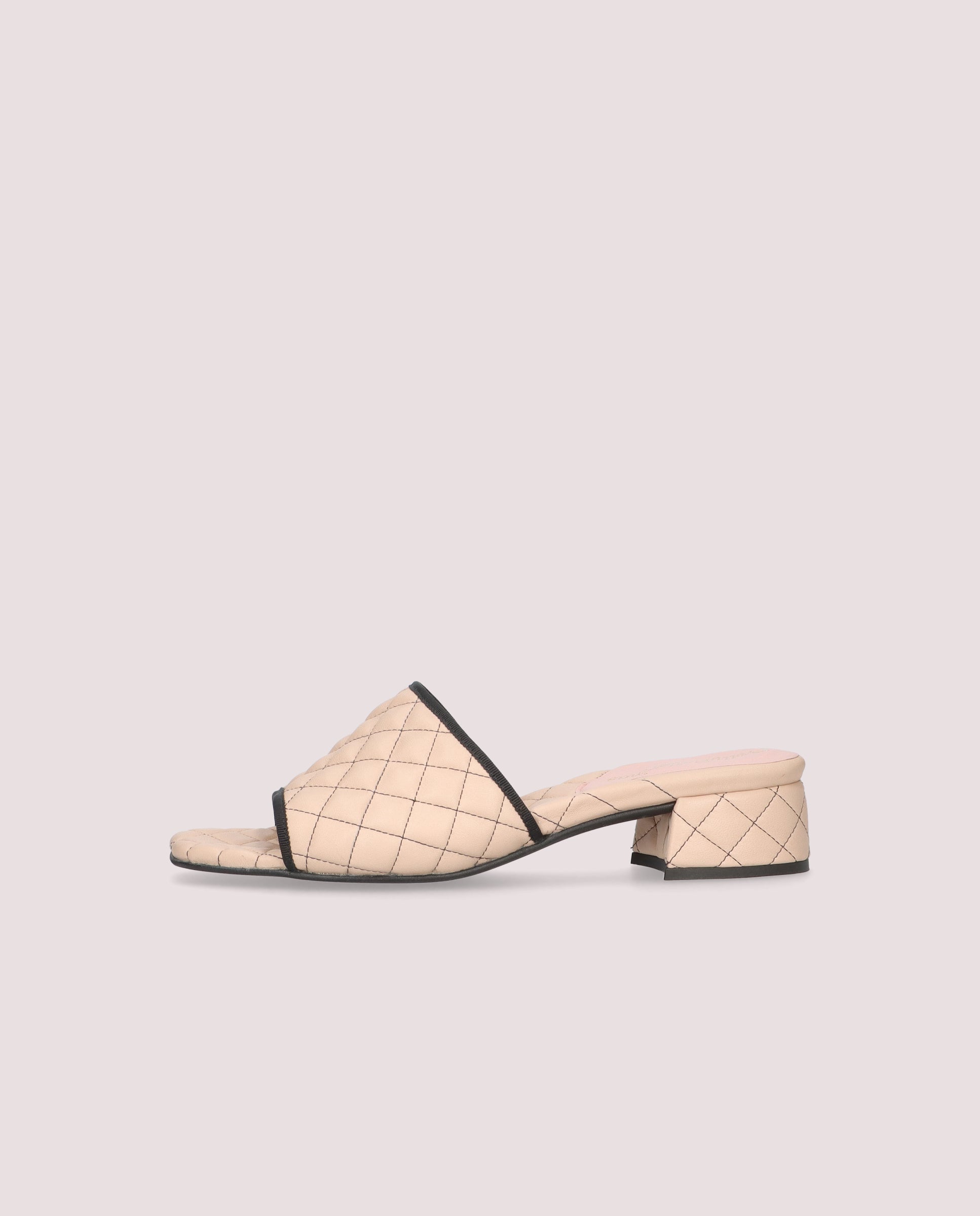 Cannes Beige Leather Sandals