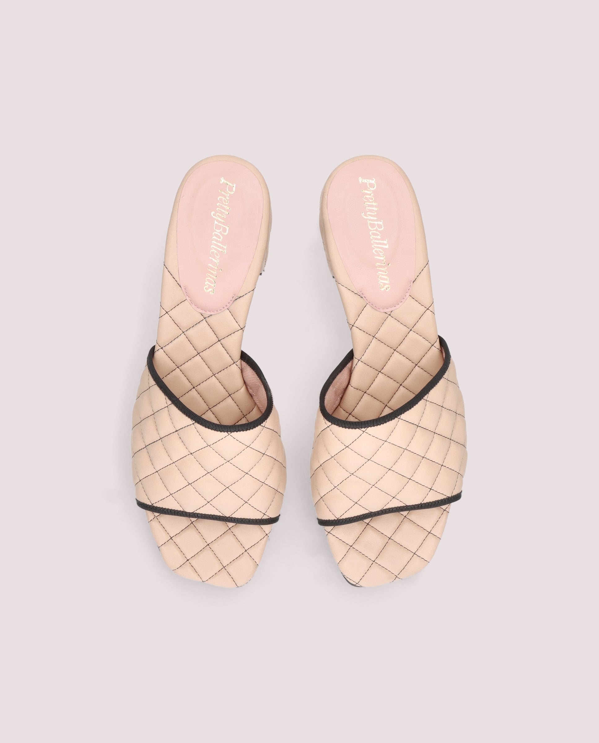 Cannes Beige Leather Sandals