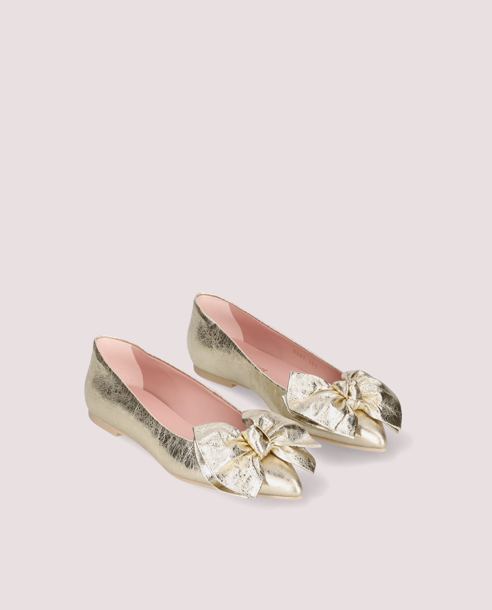 Bailarinas Ella Dorados Pieles metalizadas