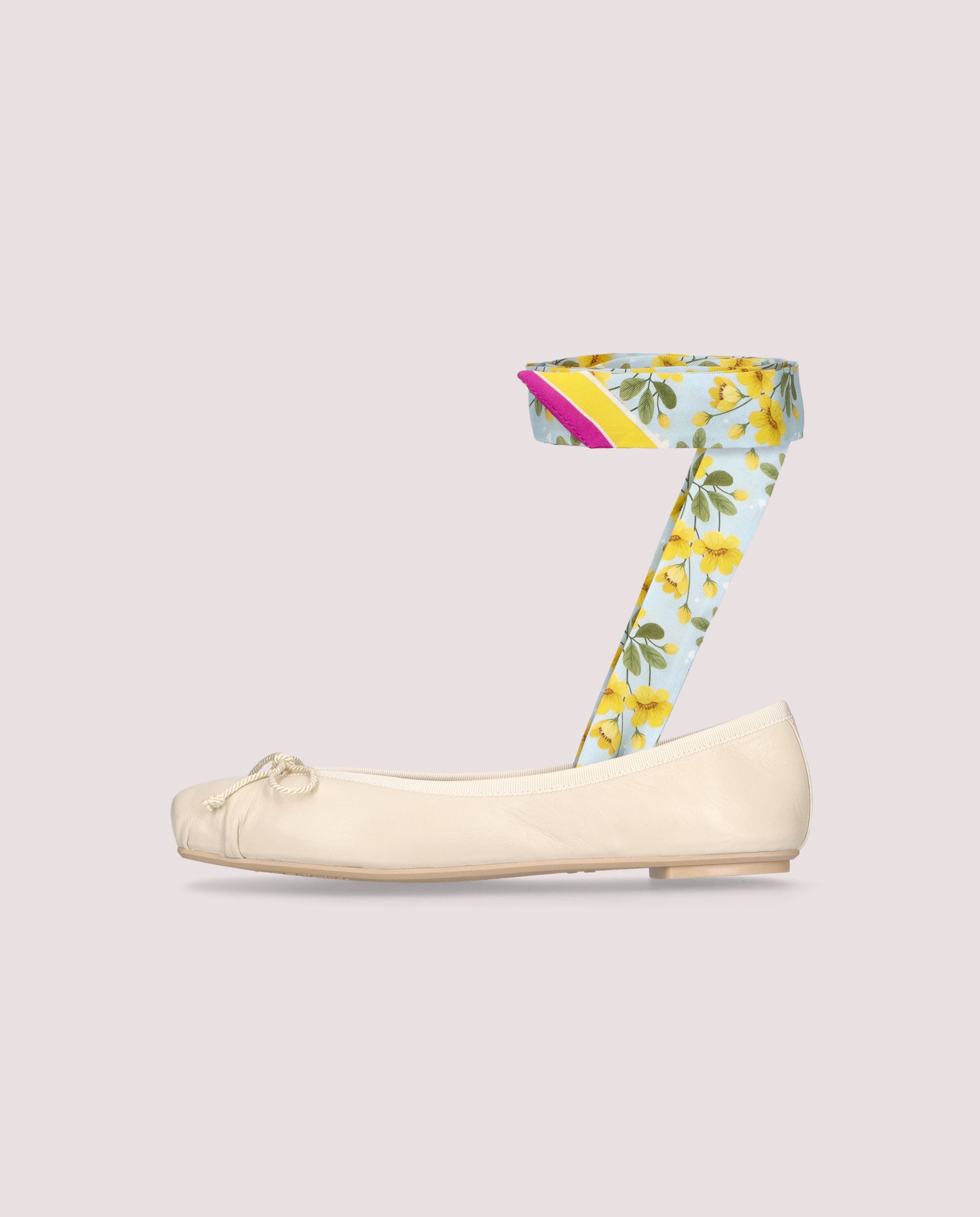 Kristen Blancos Leather Ballerinas