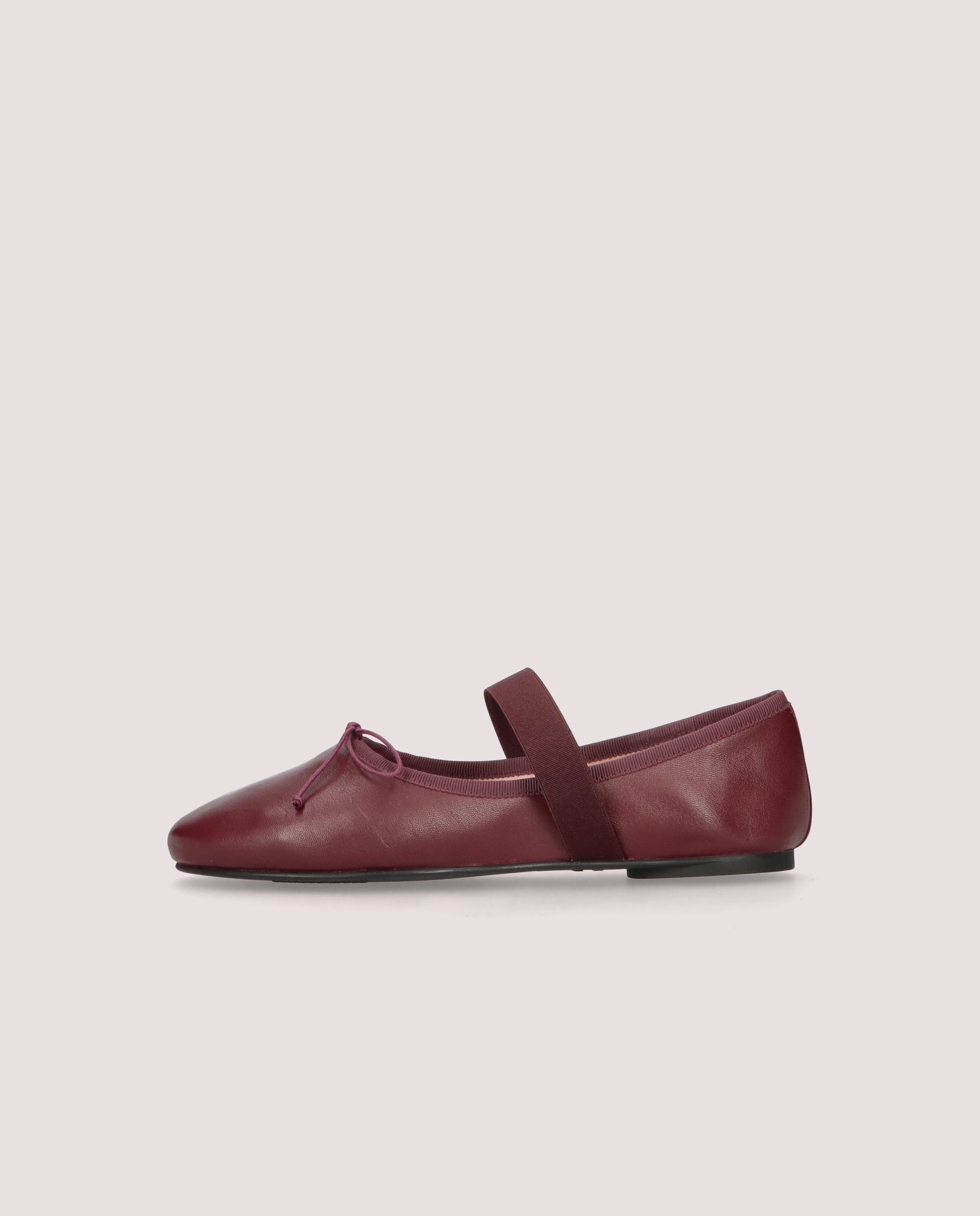 Lea Brown Leather Ballet Flats