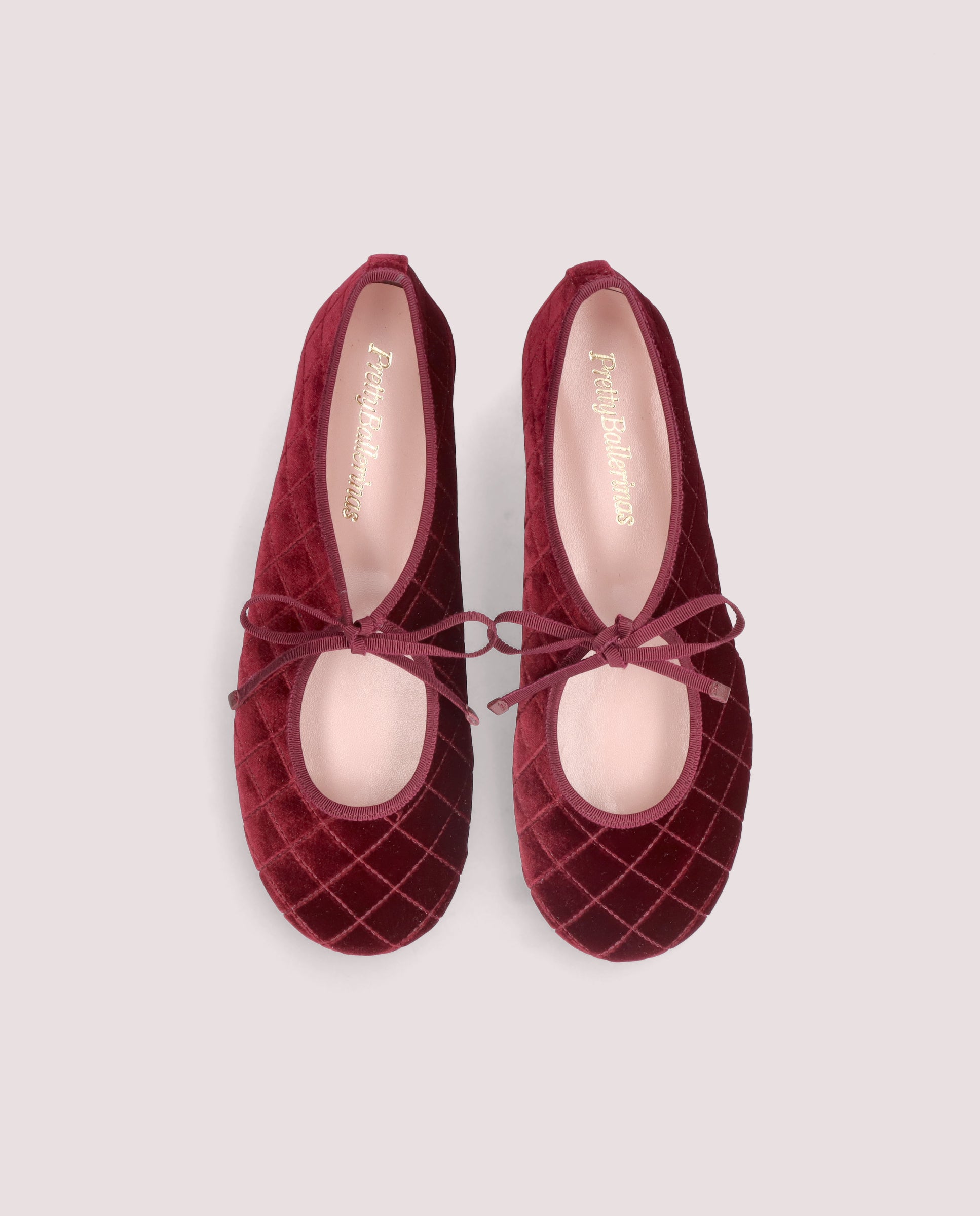 Georgia Red Knitted Ballet Flats