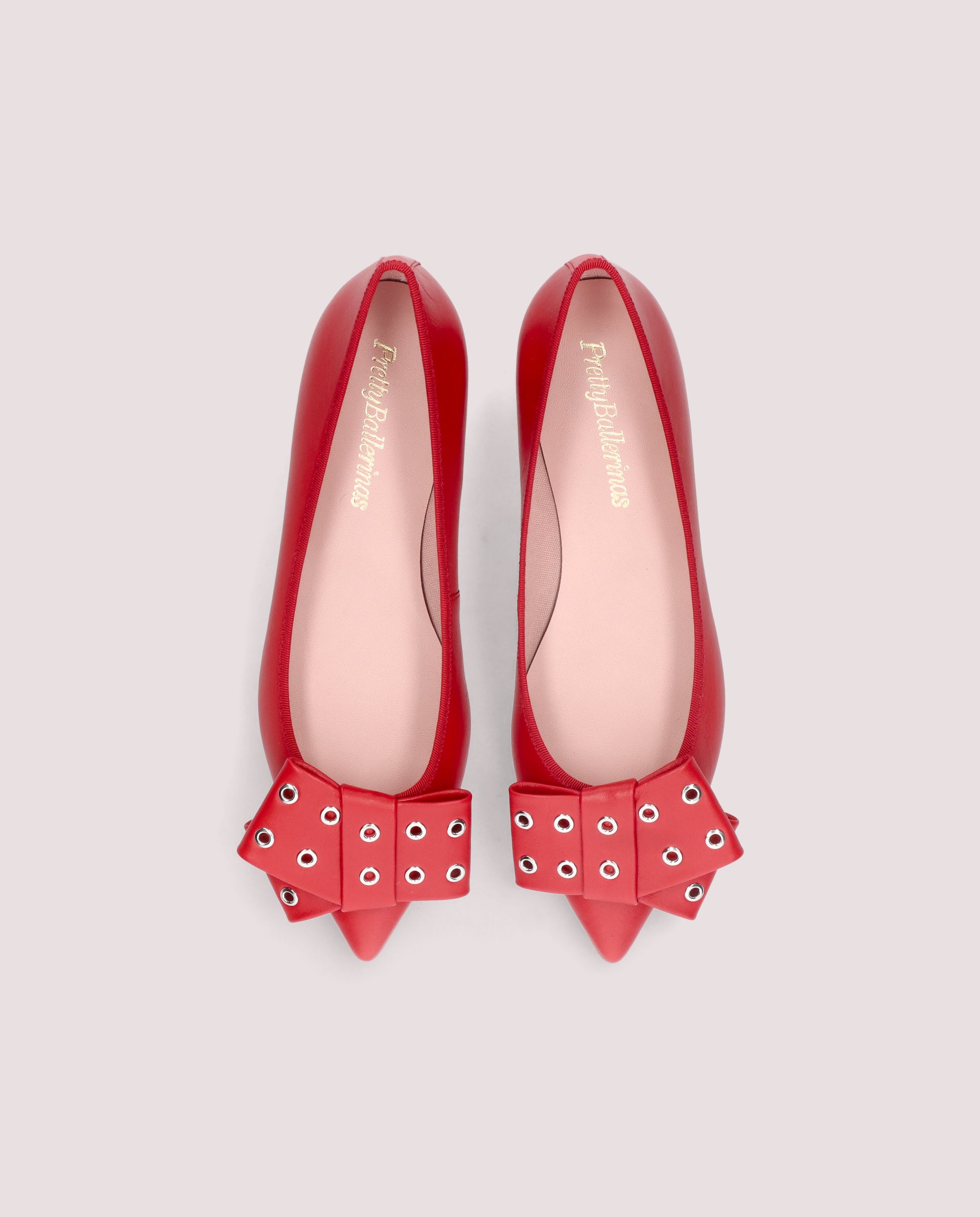 Pretty Ballerinas Ella フラットシューズ Ella Red Skin Ballerinas