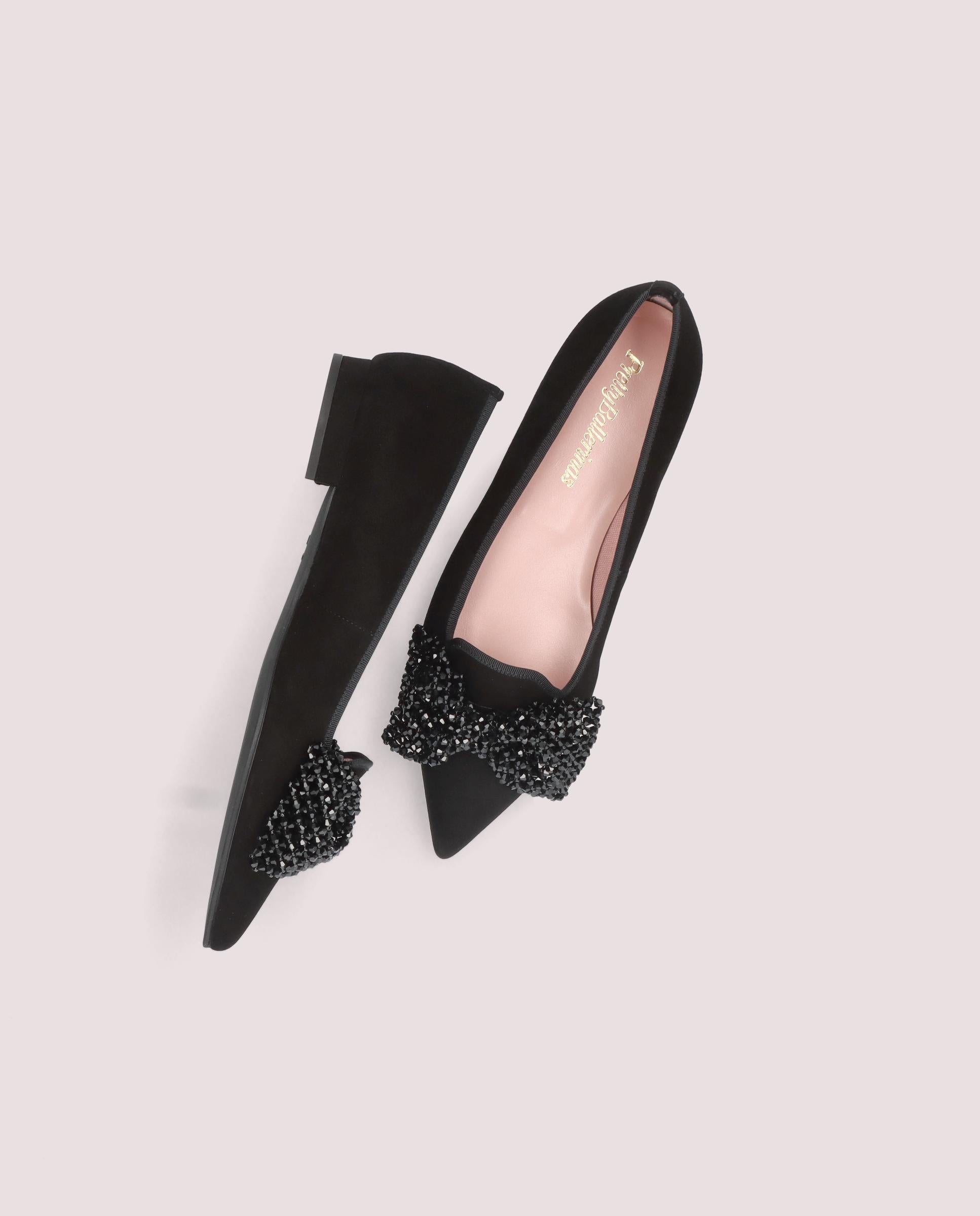 Black Suede Clementine Loafers