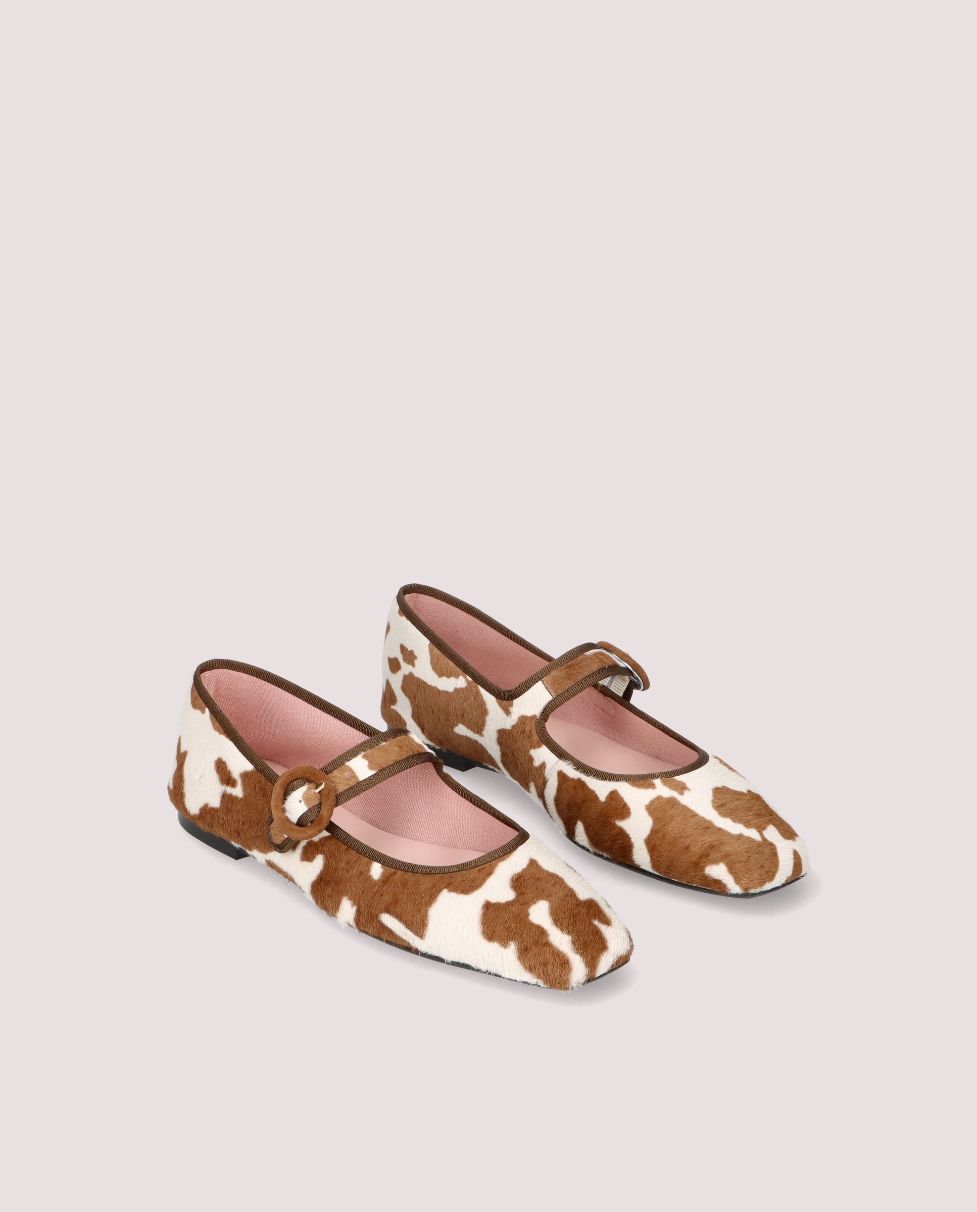 Camille Animal Print Pony Ballet Flats