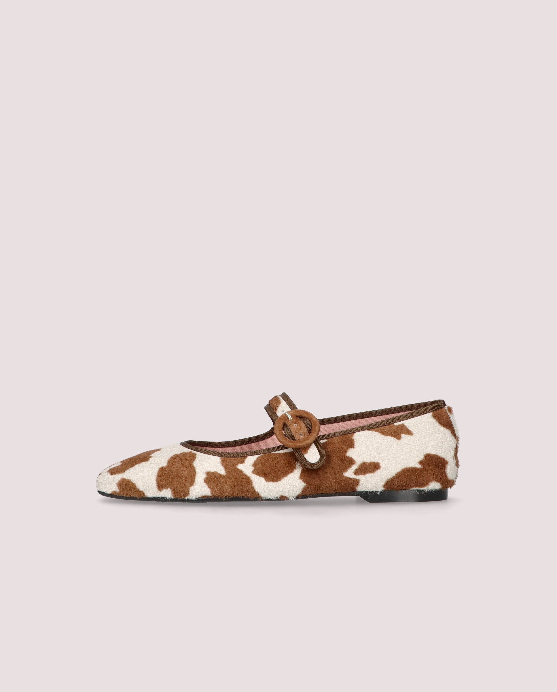 Camille Animal Print Pony Ballet Flats