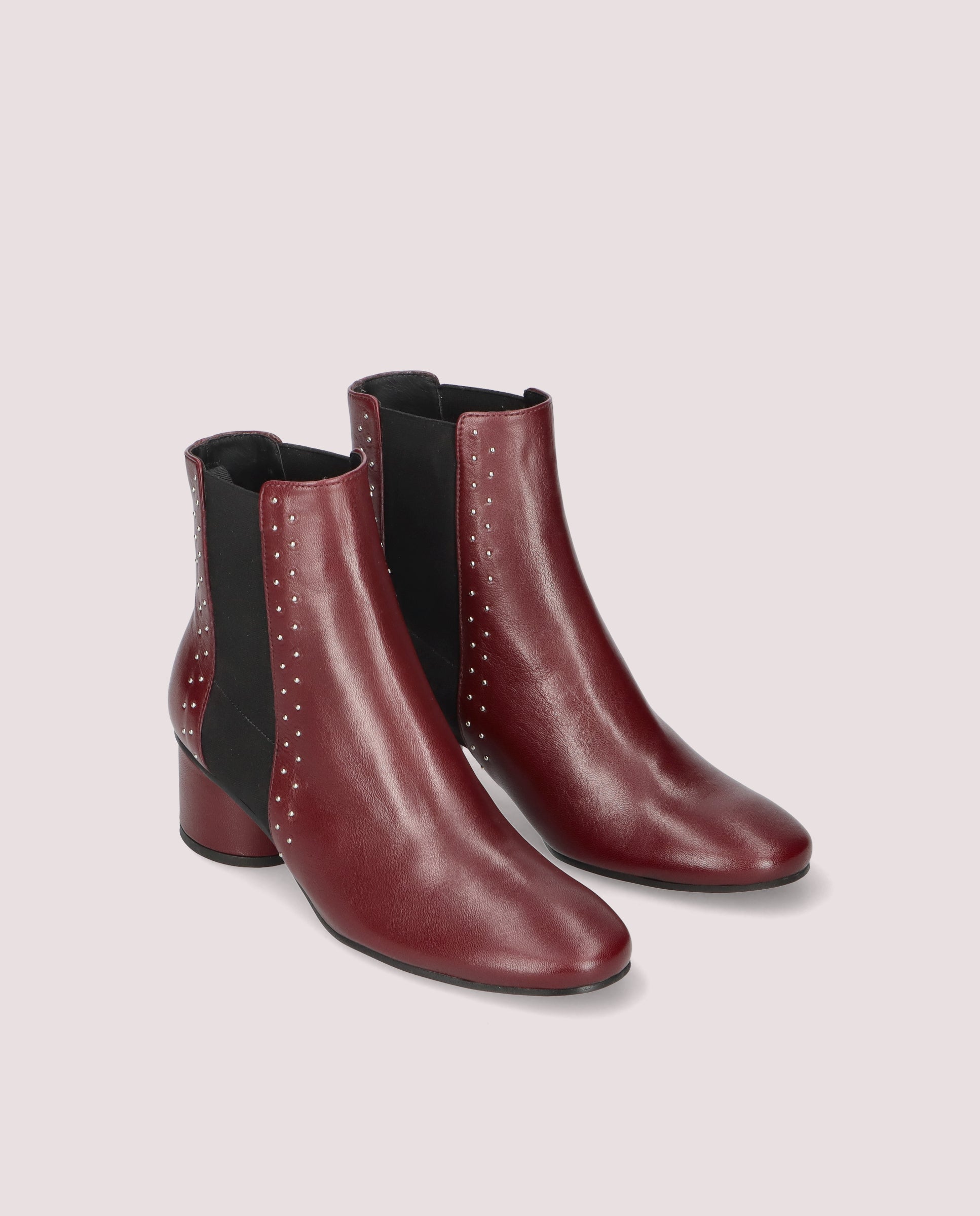 Jendayi Red Leather Boots
