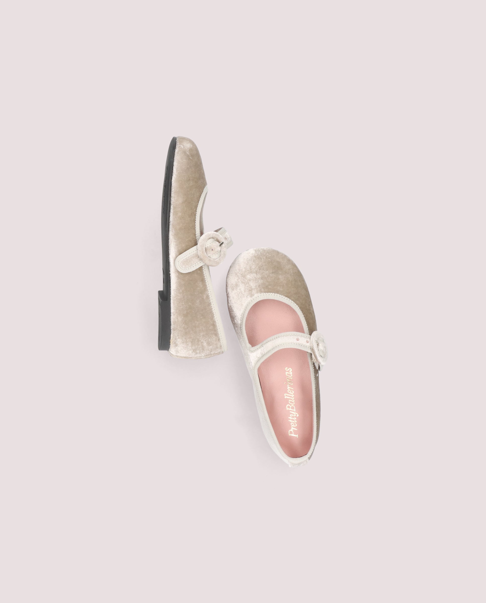 Hannah Beige Knitted Ballerinas