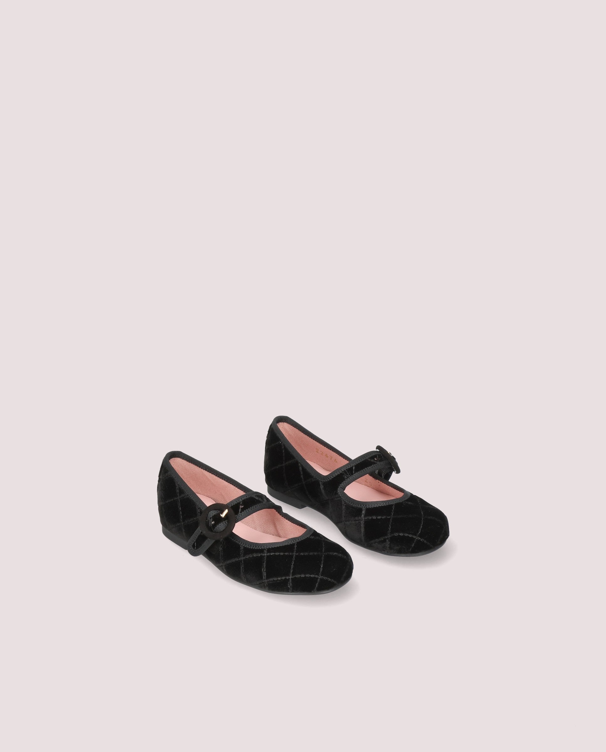 Hannah Black Knitted Ballerinas