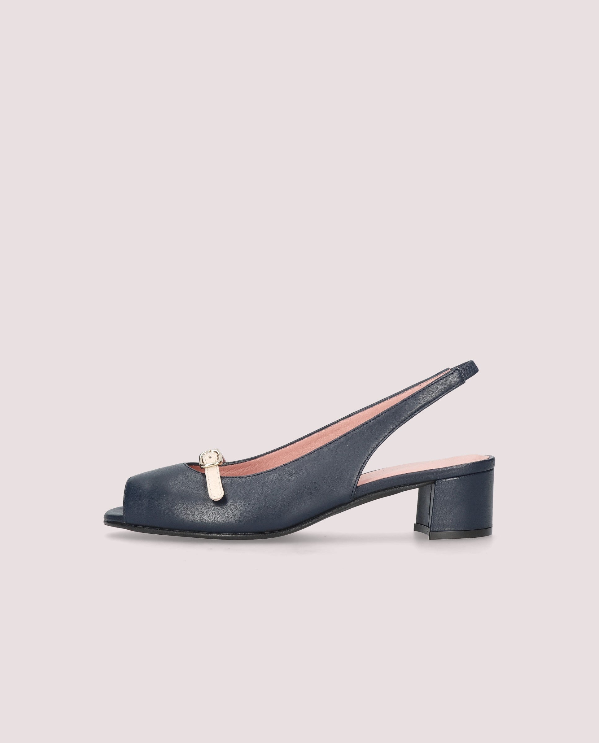 Jenna Blue Leather Sandals