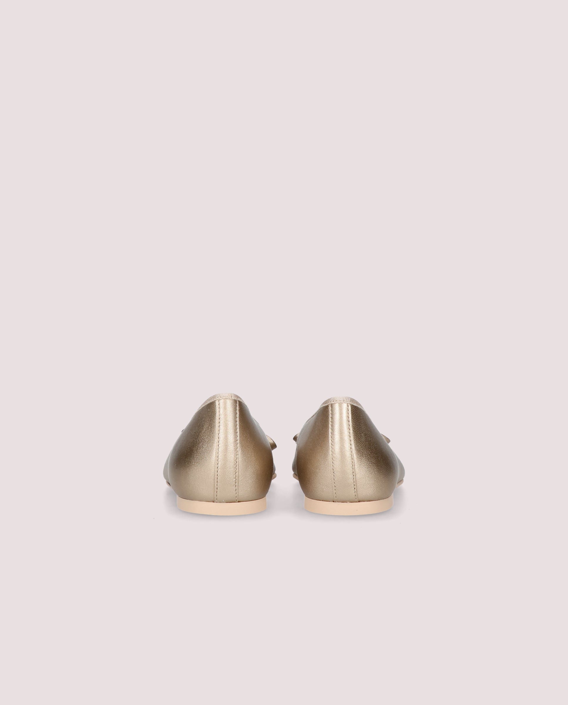 Metallic Leather Paris Ballerinas