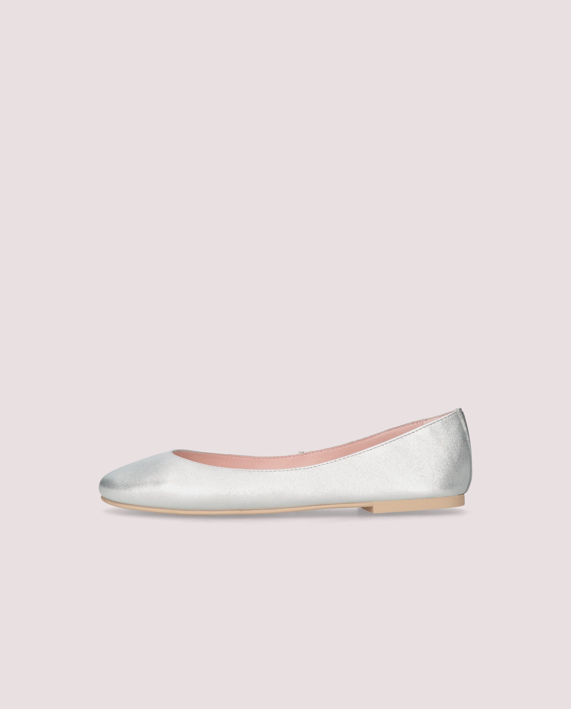 Rosario Gold Ballerinas Metallic Leather