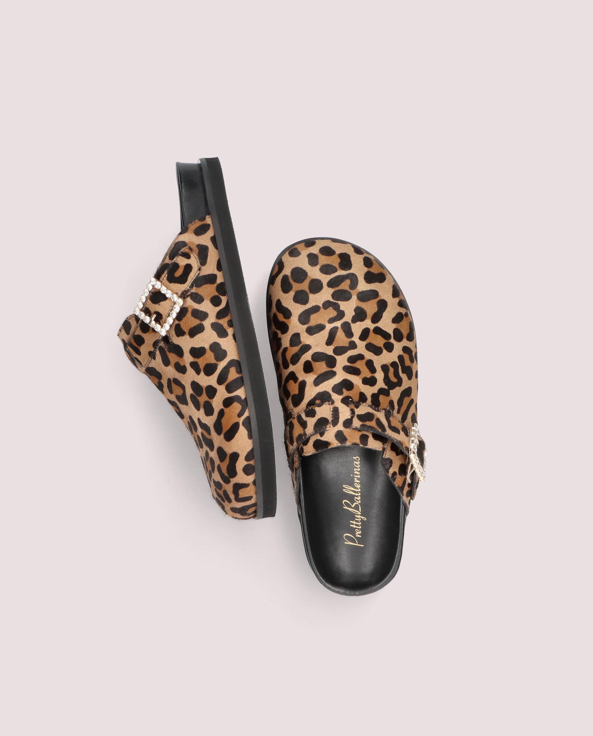 Belle Animal Print Pony Sandals