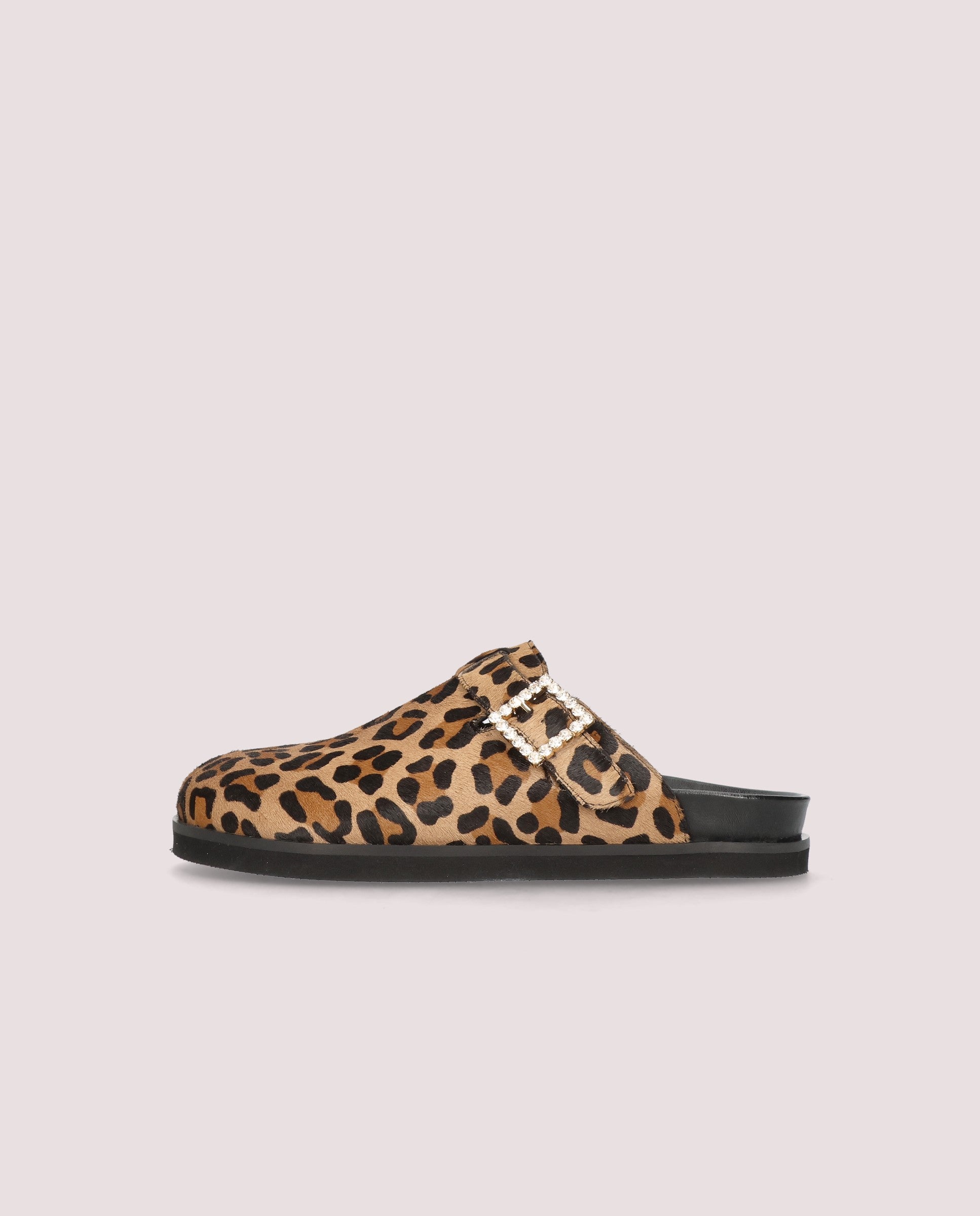 Belle Animal Print Pony Sandals