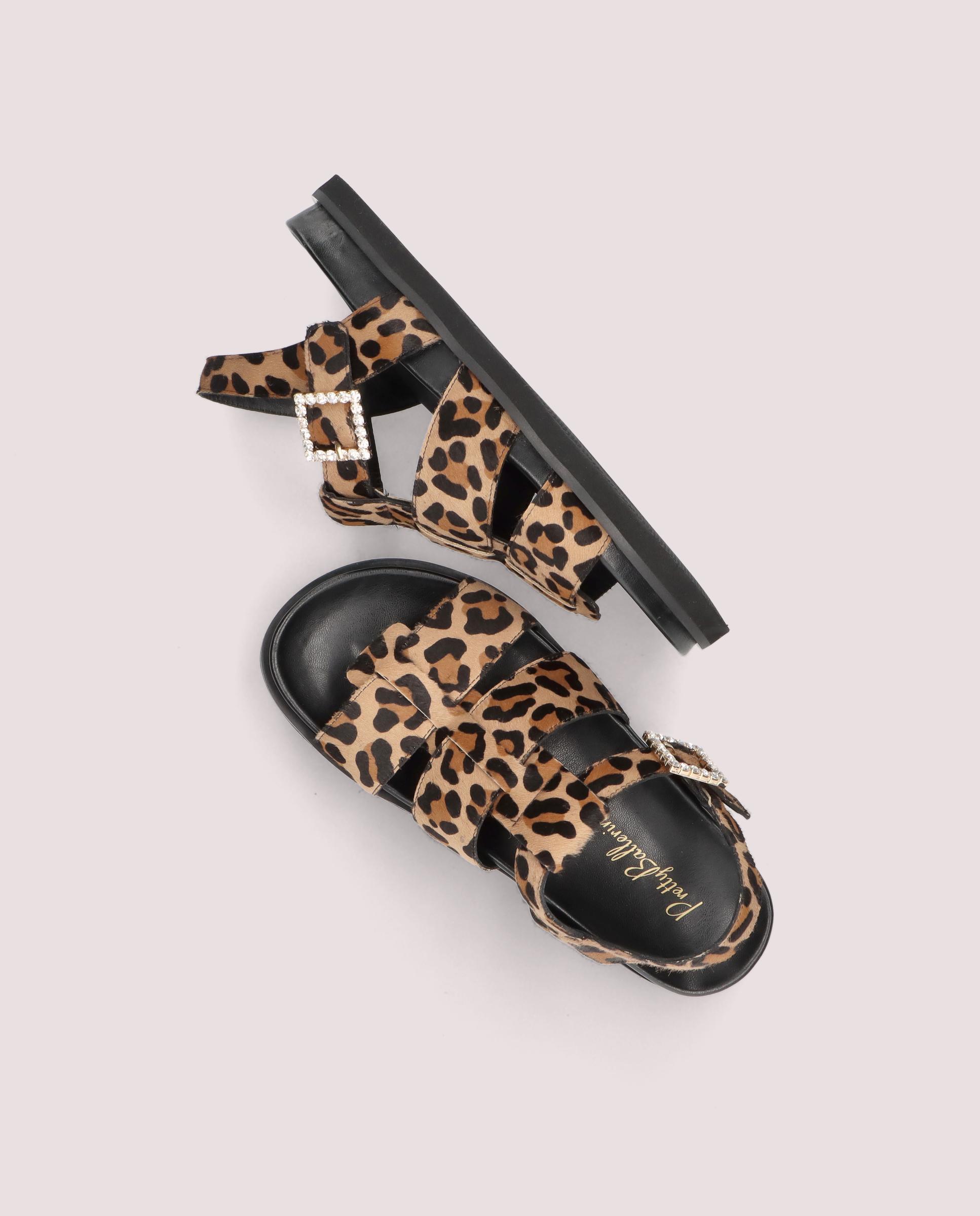 Sandalias Belle Animal print Poni