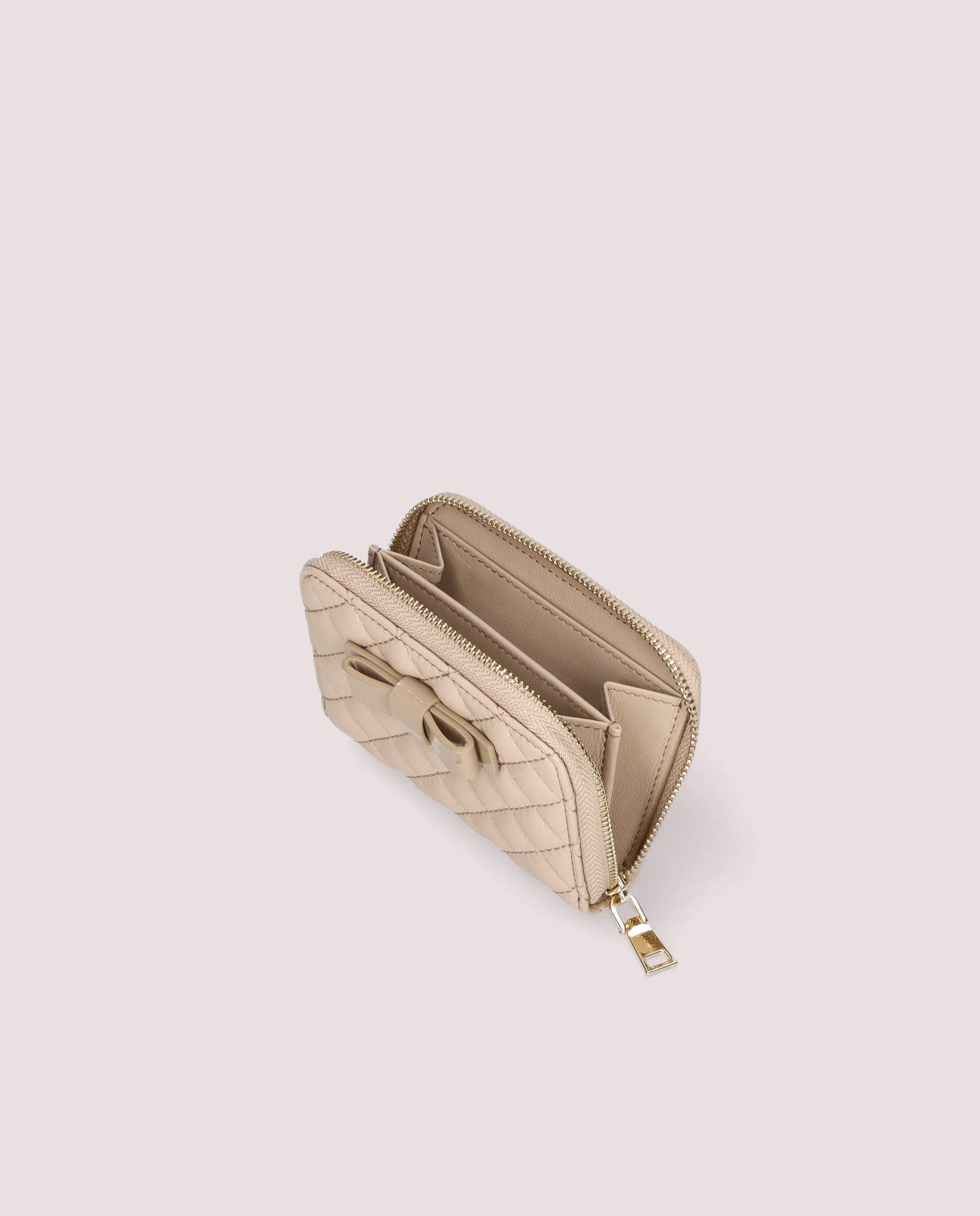 Beige Leather Bags Accessories